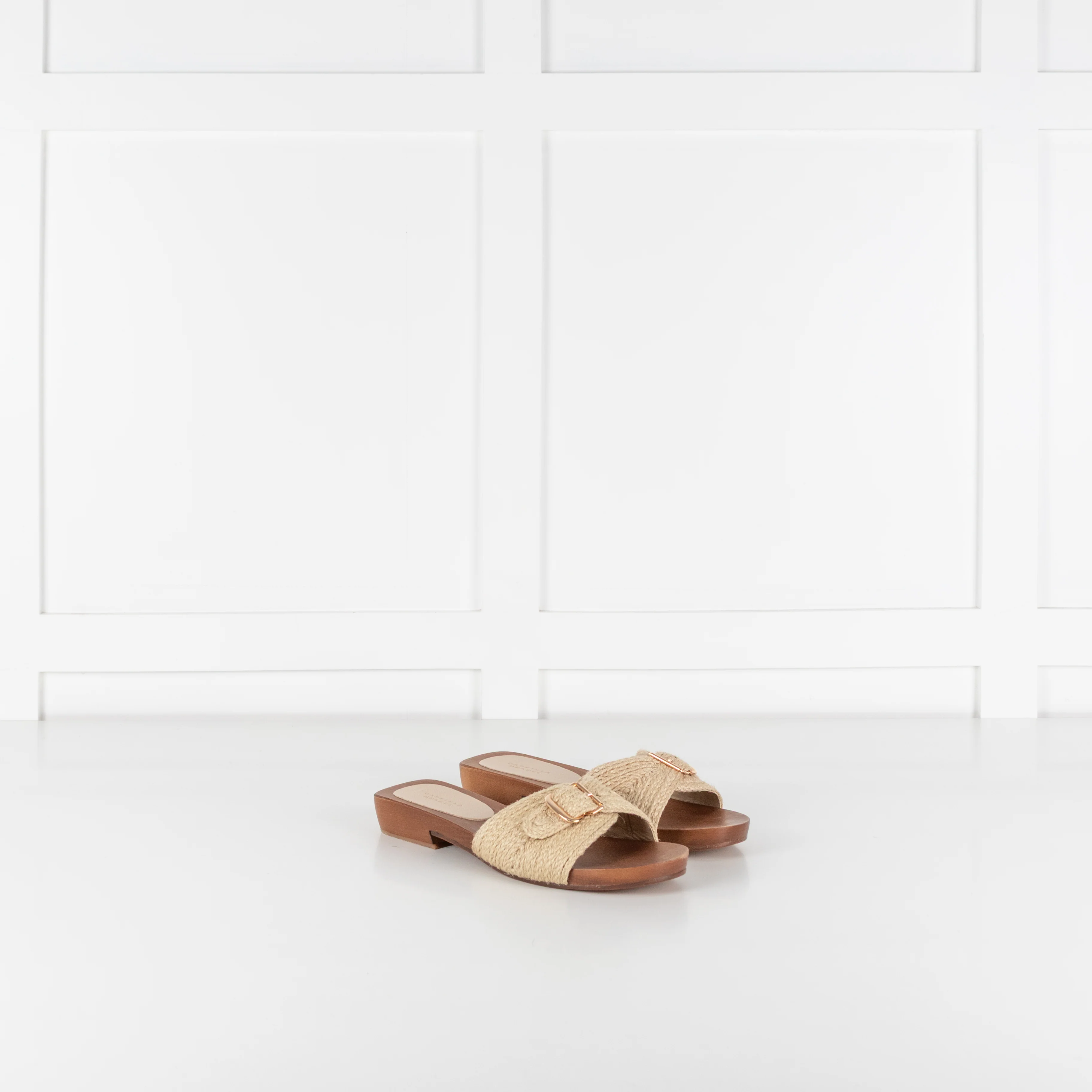 Gabriela Hearst Clover Clog Sandal in Cream Leather Jute - Image 7
