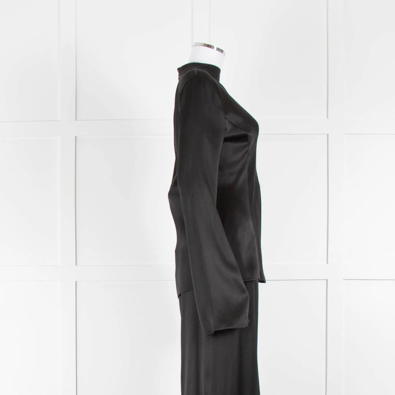 Gabriela Hearst Delwyn Black Silk Top - Image 3