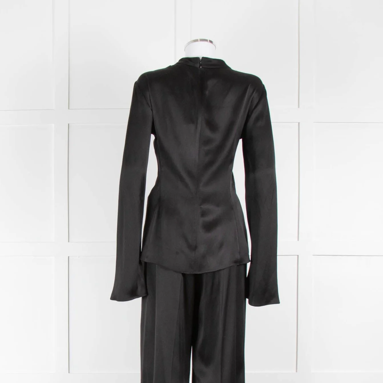 Gabriela Hearst Delwyn Black Silk Top - Image 4