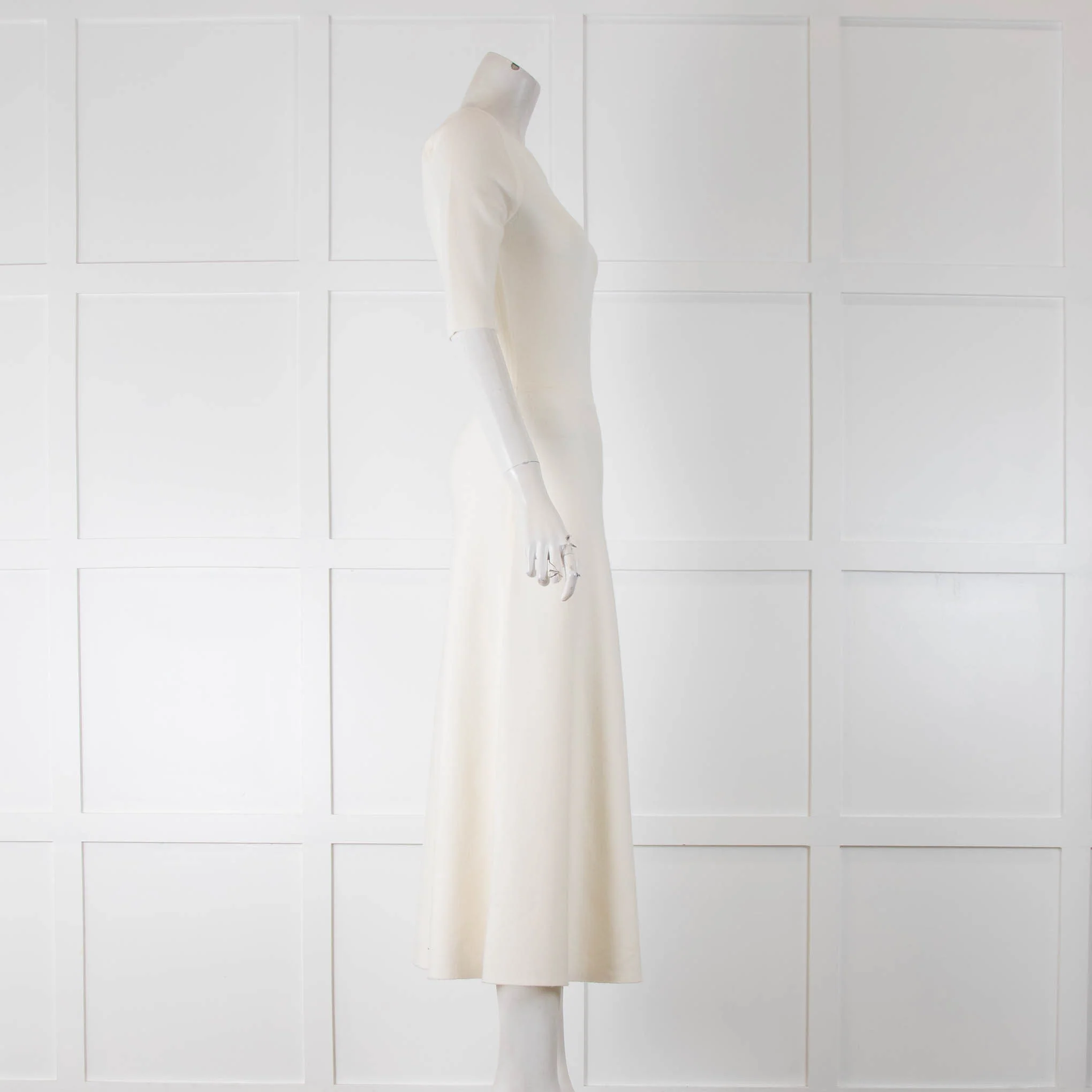 Gabriela Hearst White Knit Maxi Dress - Image 2