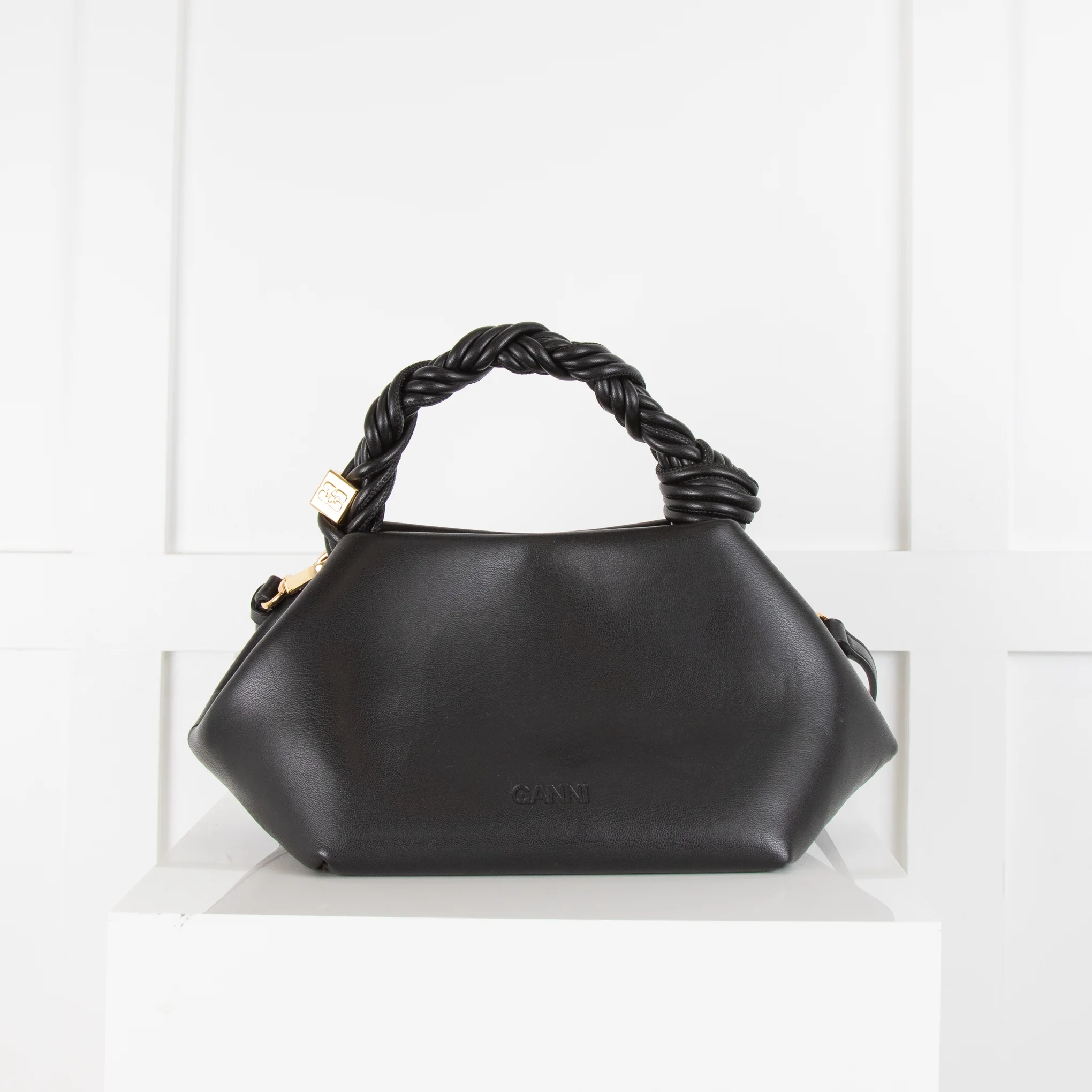 Ganni Black Bou Bag