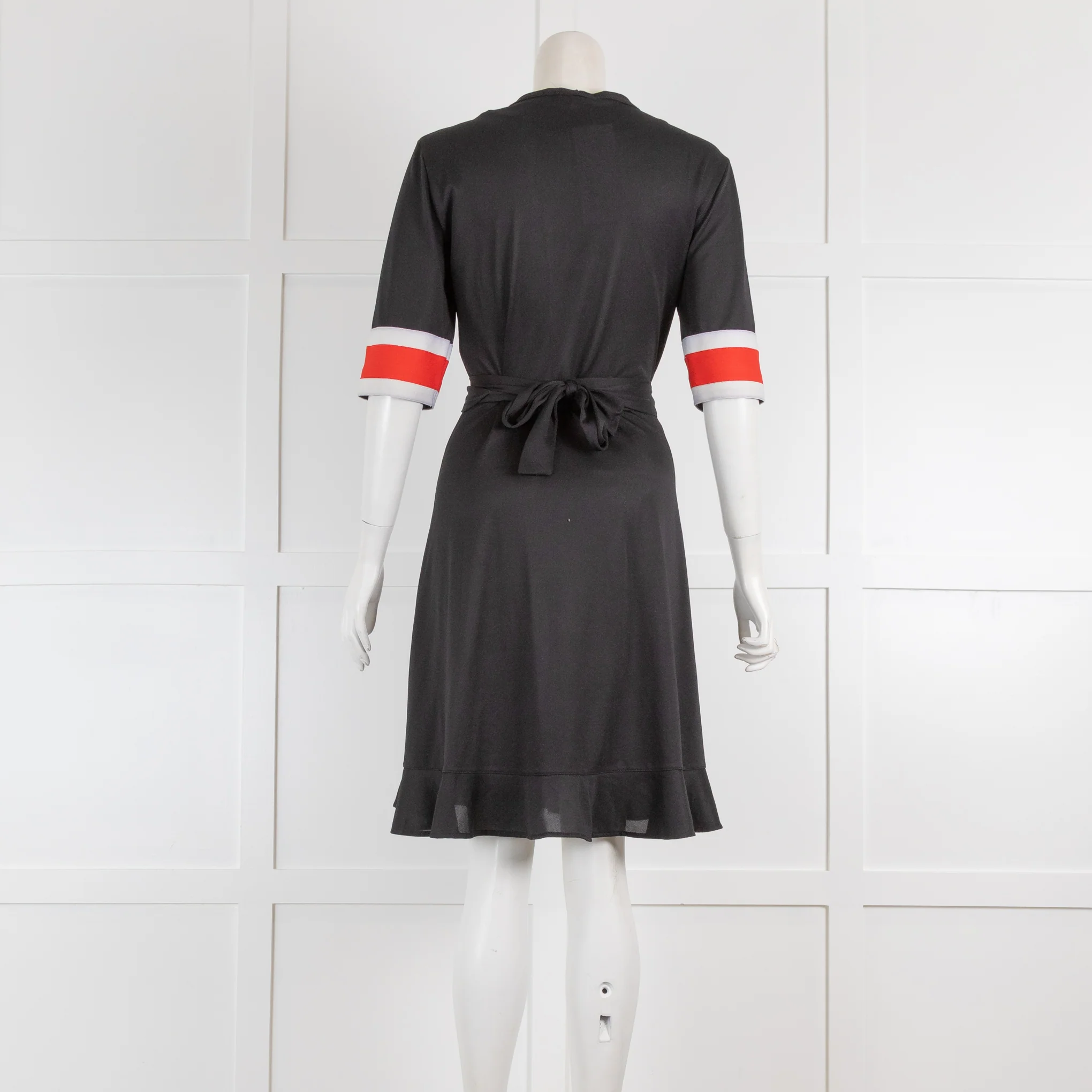 Ganni Black Fine Knit Mini Dress - Image 2