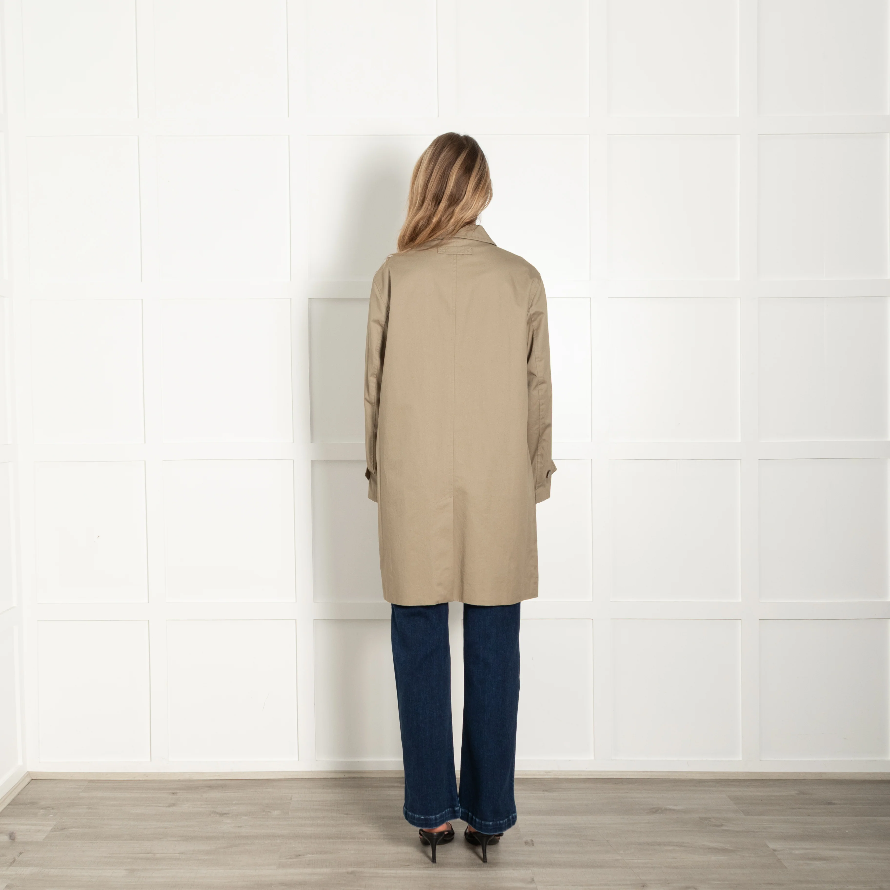 GANT Khaki Car Coat with Flat Pockets - Image 5