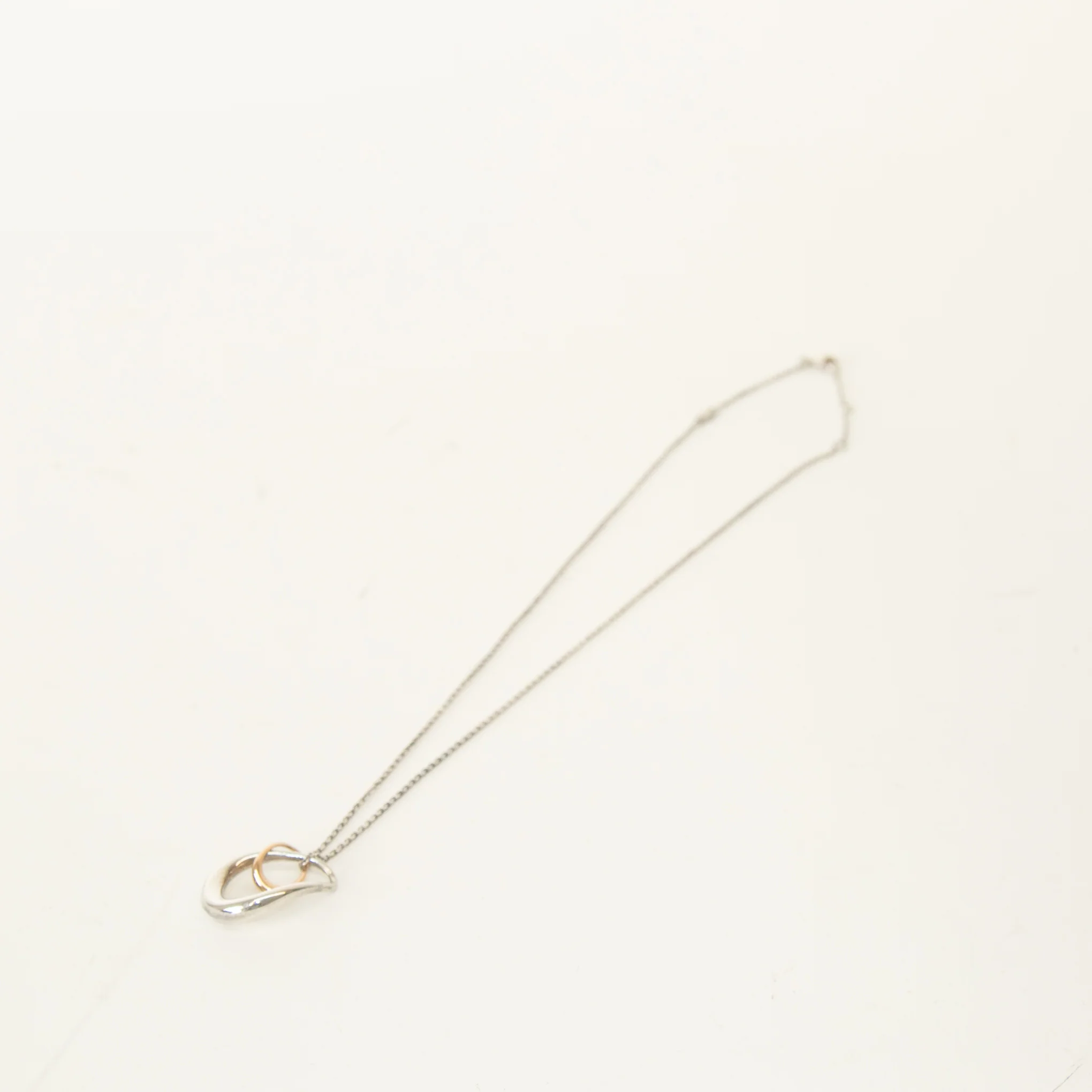 Georg Jensen Sterling Silver 18ct Rose Gold Off Spring Necklace With Pendant - Image 12