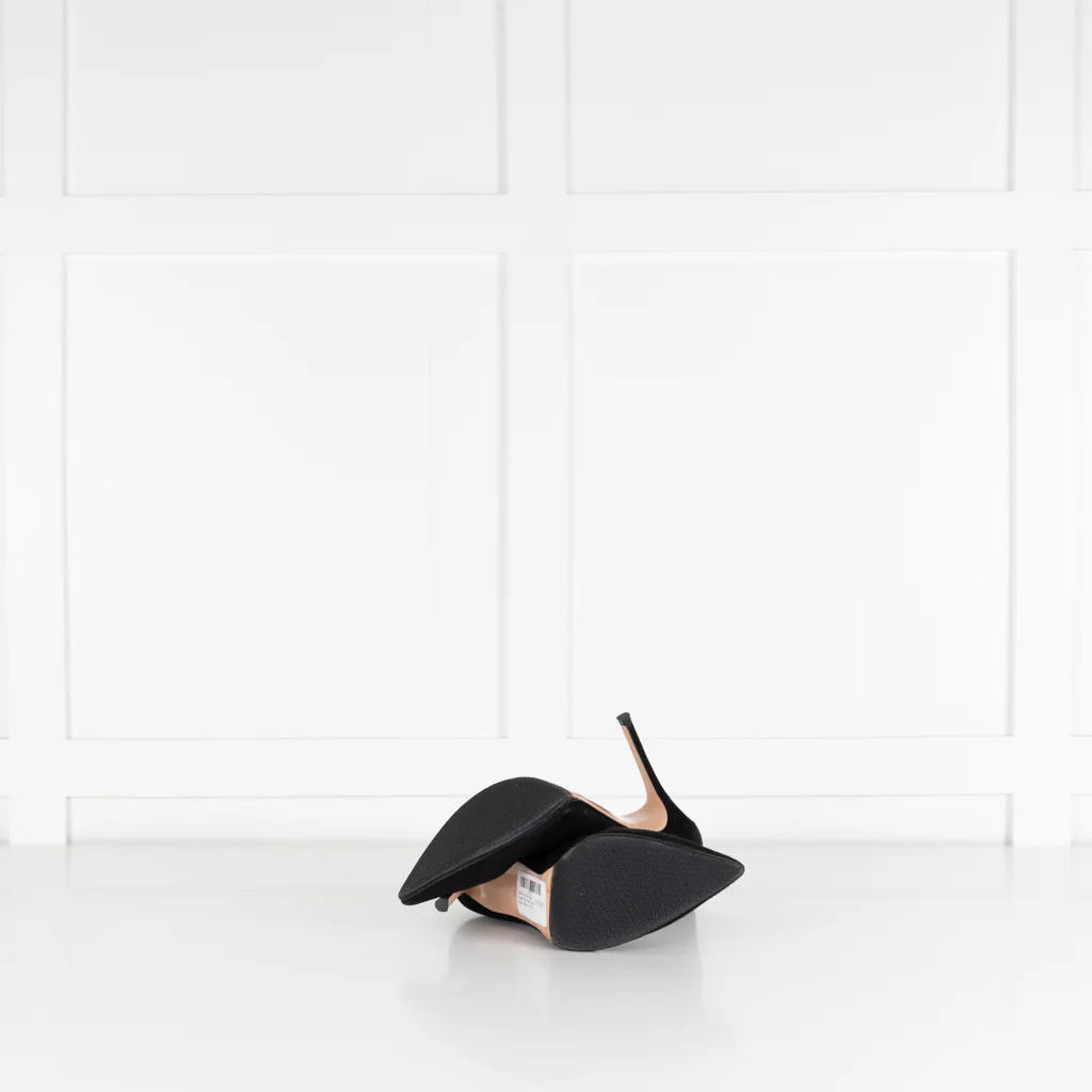 Gianvito Rossi Black Suede High Heel Court Shoes - Image 7