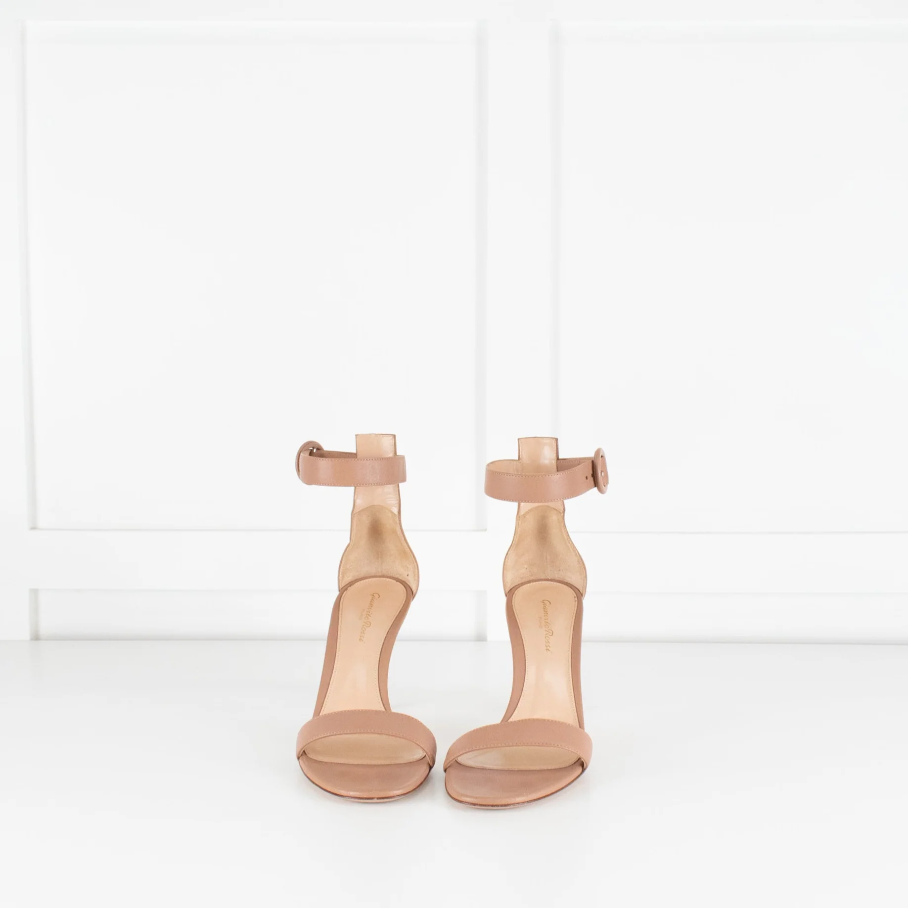 Gianvito Rossi Nude Ankle Strap Sandal - Image 2