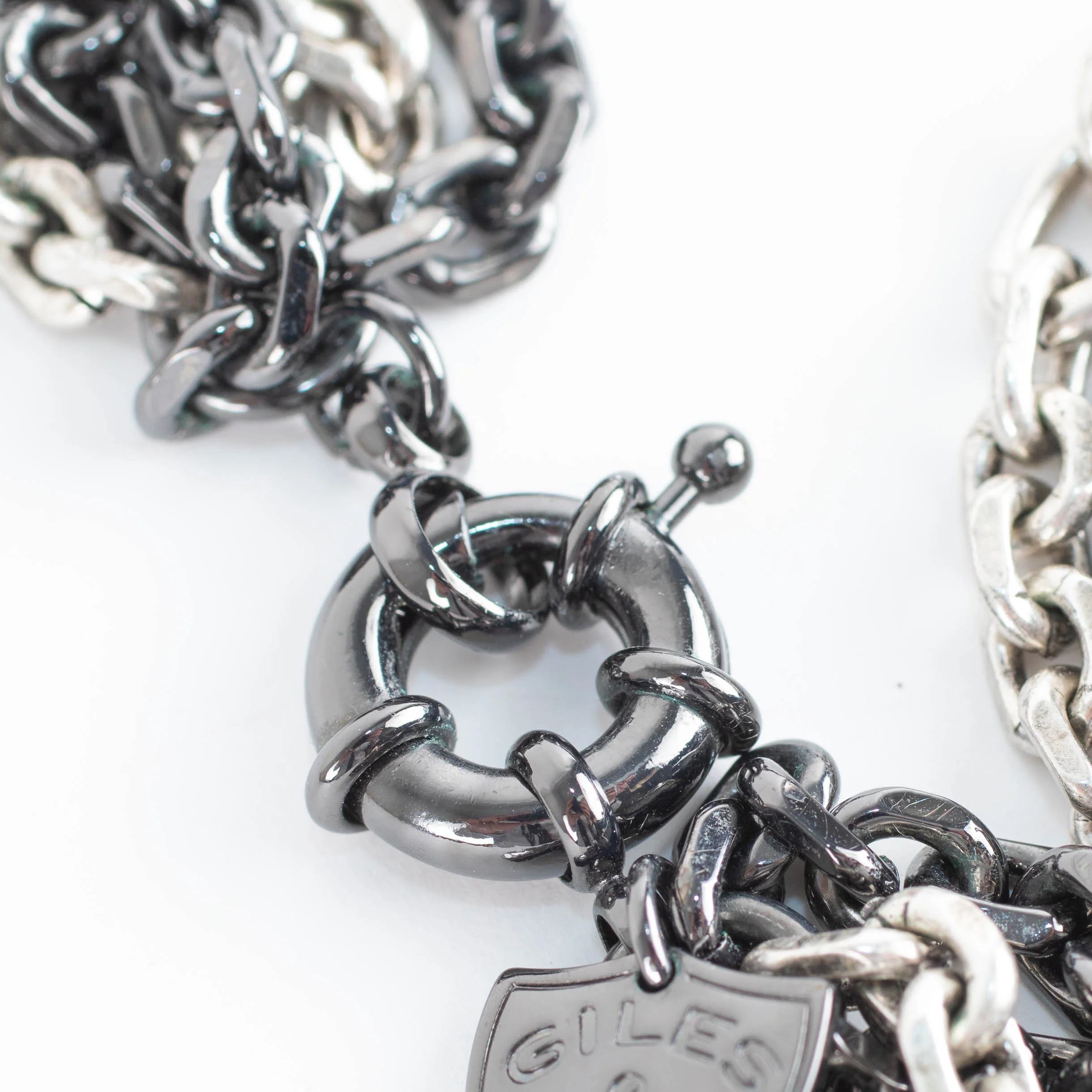 Giles & Brother Silver Multi Chain Choker - Image 5