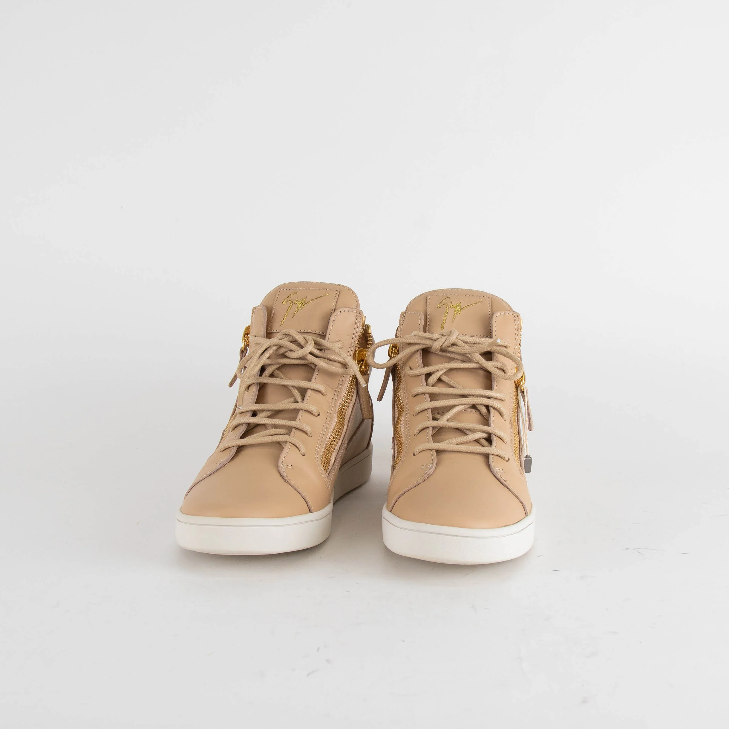 Giuseppe Zanotti Peach Kriss Zip Up Hightops - Image 3