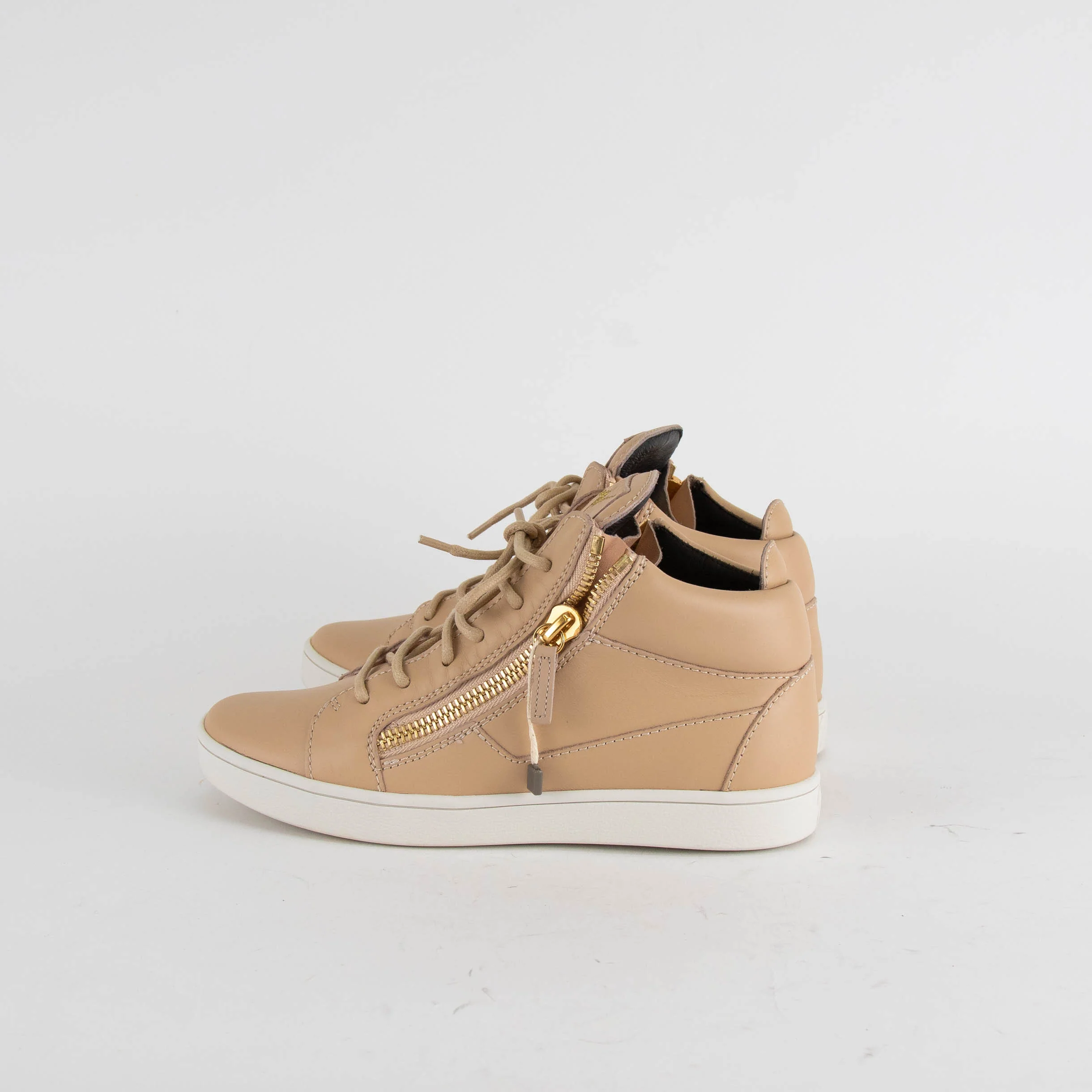 Giuseppe Zanotti Peach Kriss Zip Up Hightops - Image 4