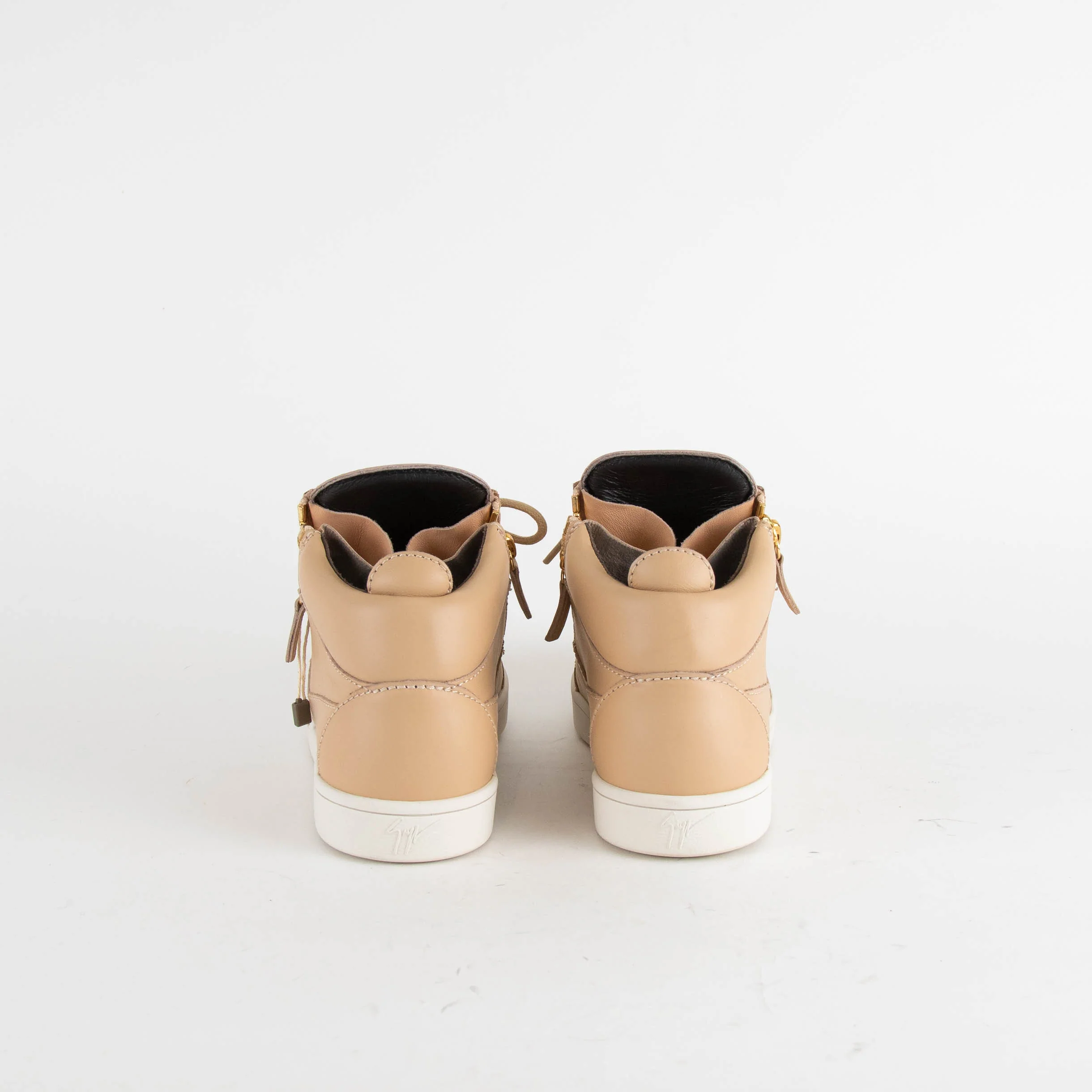 Giuseppe Zanotti Peach Kriss Zip Up Hightops - Image 5