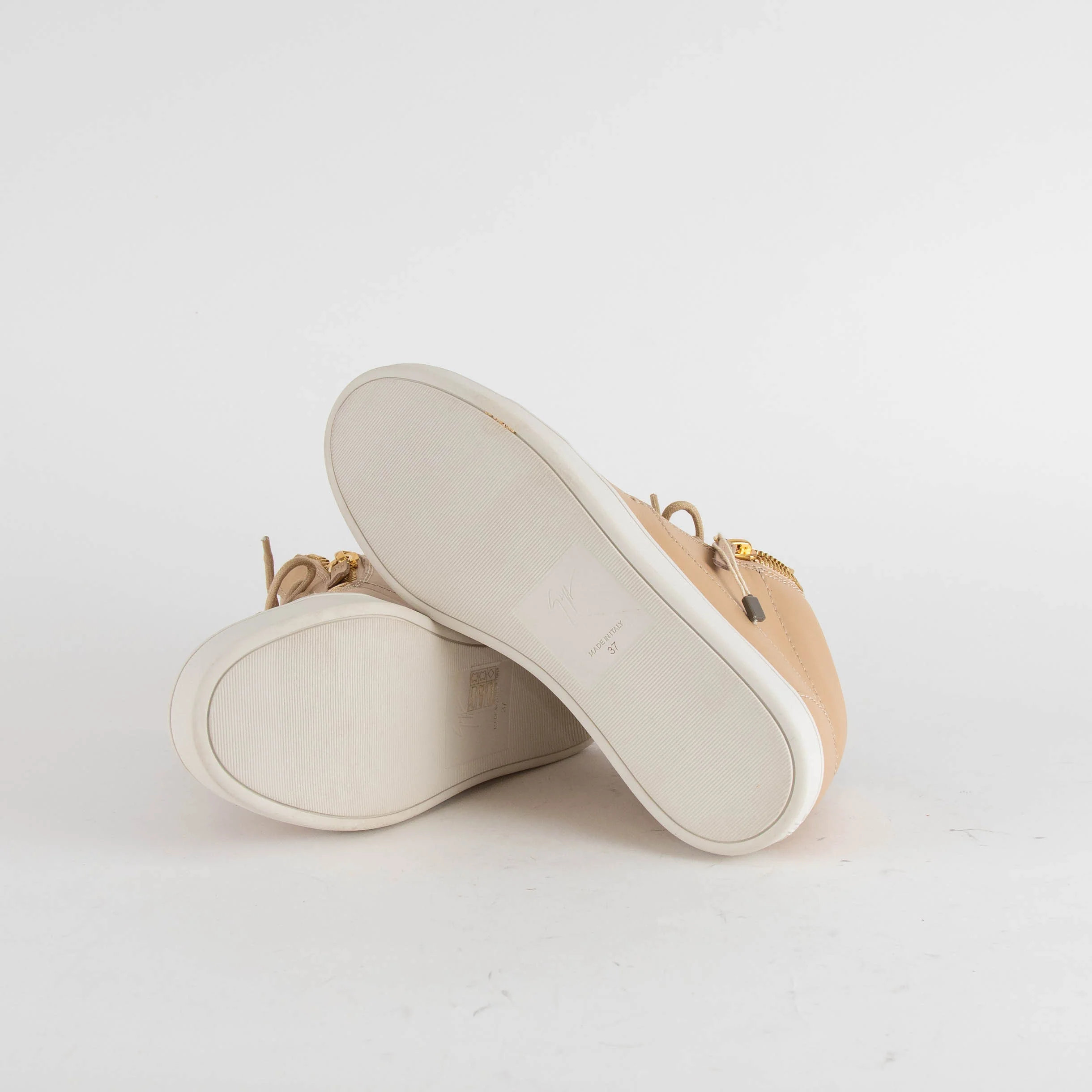 Giuseppe Zanotti Peach Kriss Zip Up Hightops - Image 7