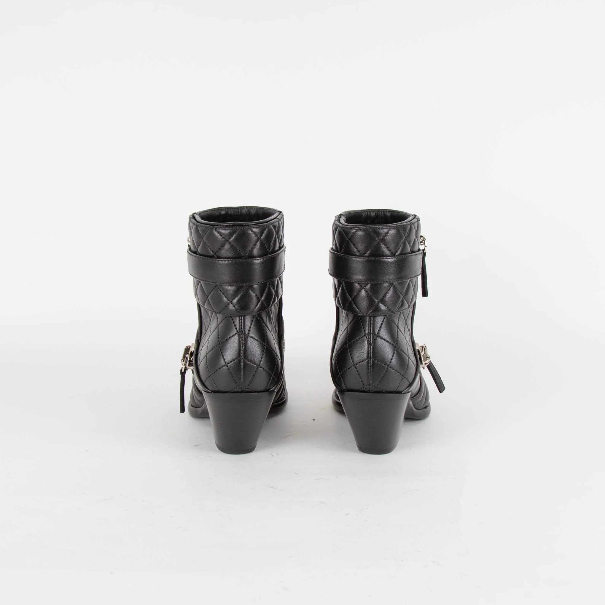 Giuseppe Zanotti Black Leather Ankle Boots With Zips - Image 4