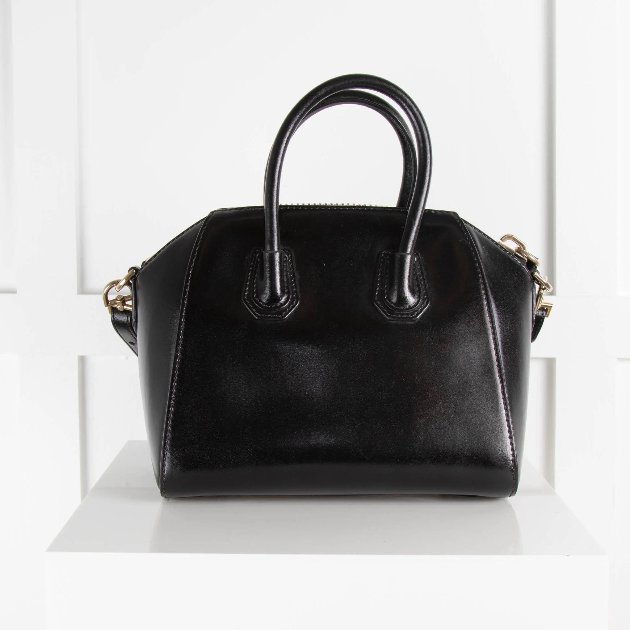 Givenchy Black Mini Black Antigona Bag - Image 4