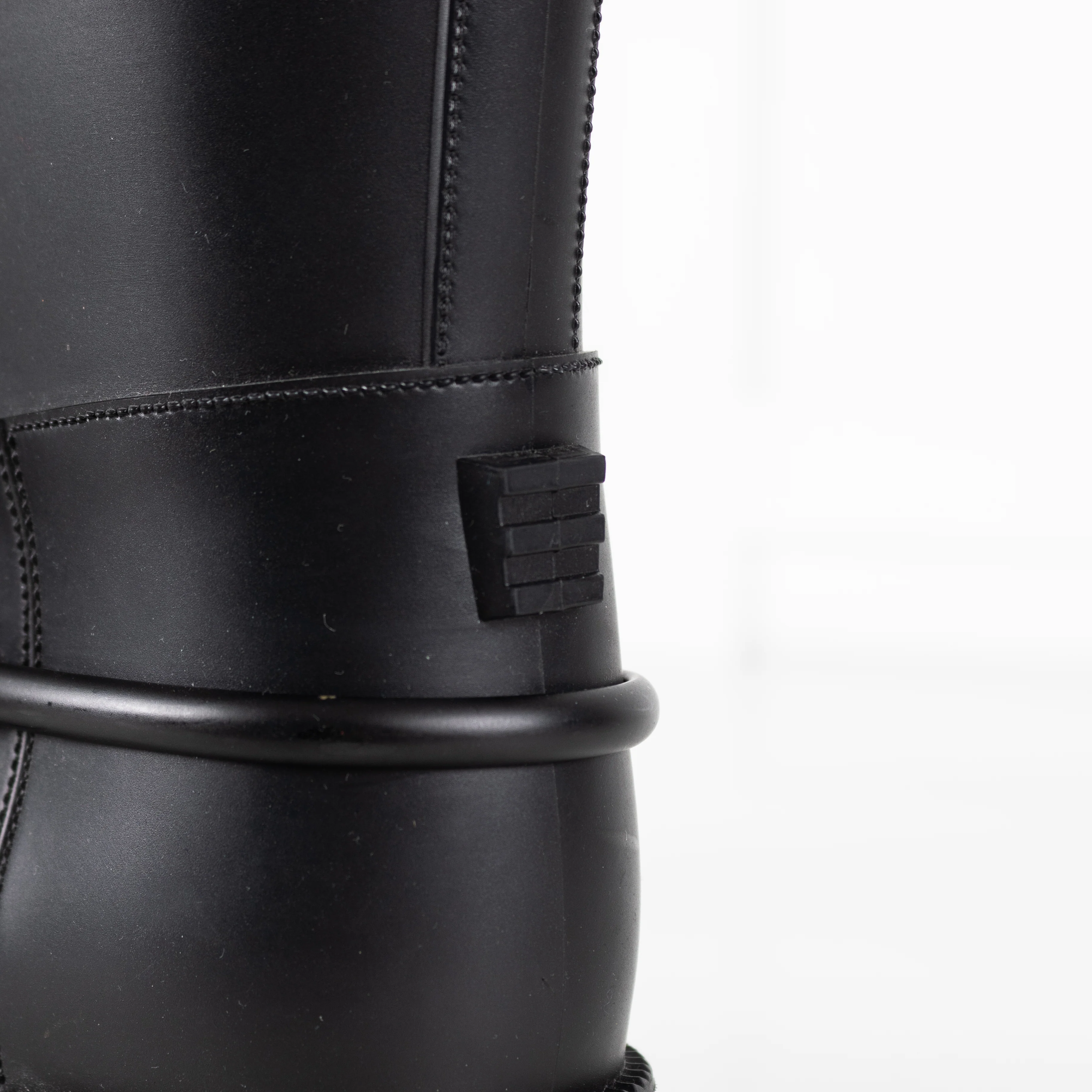 Givenchy Black Rubber Riding Boots - Image 11