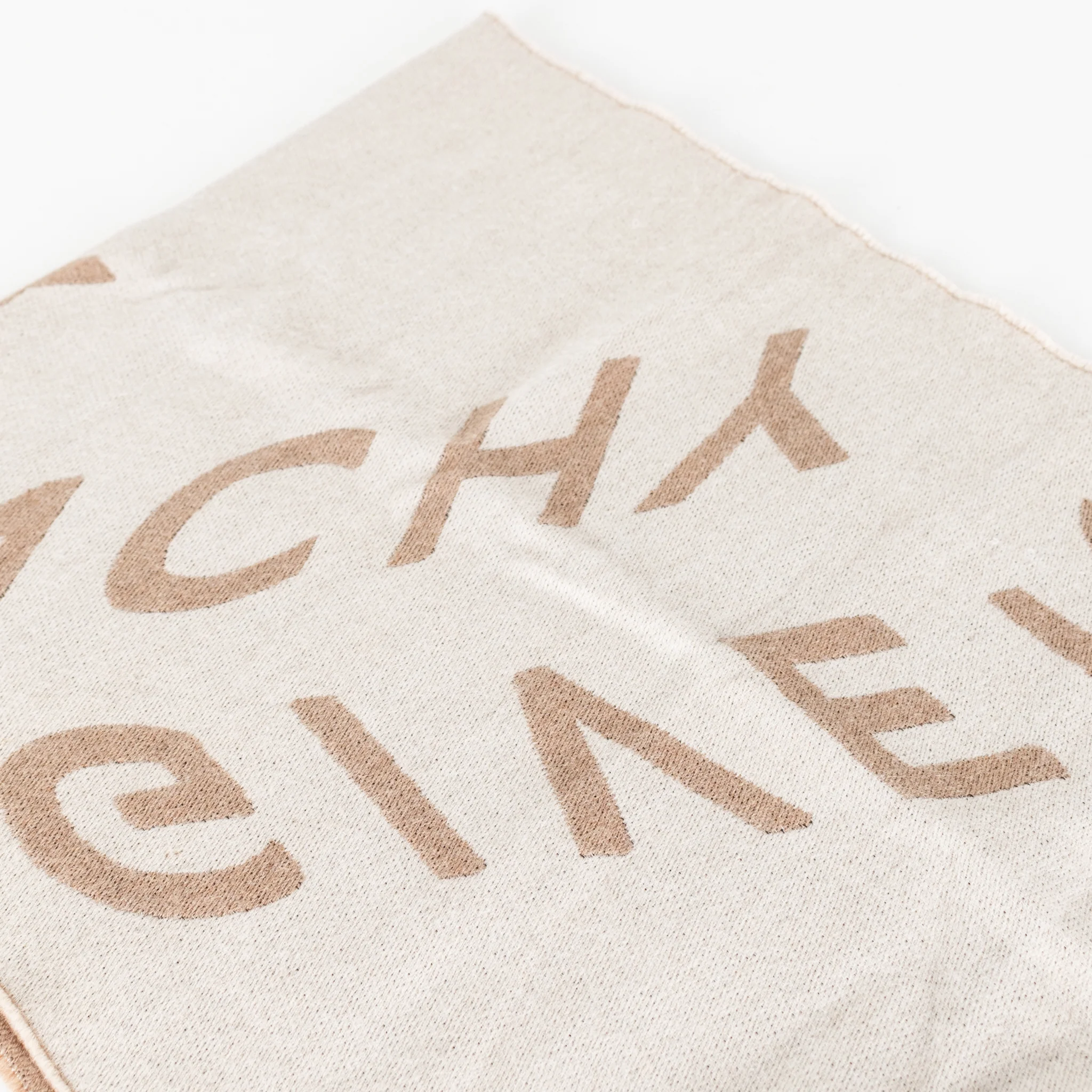 Givenchy Chevron Printed Beige And Brown Scarf - Image 2