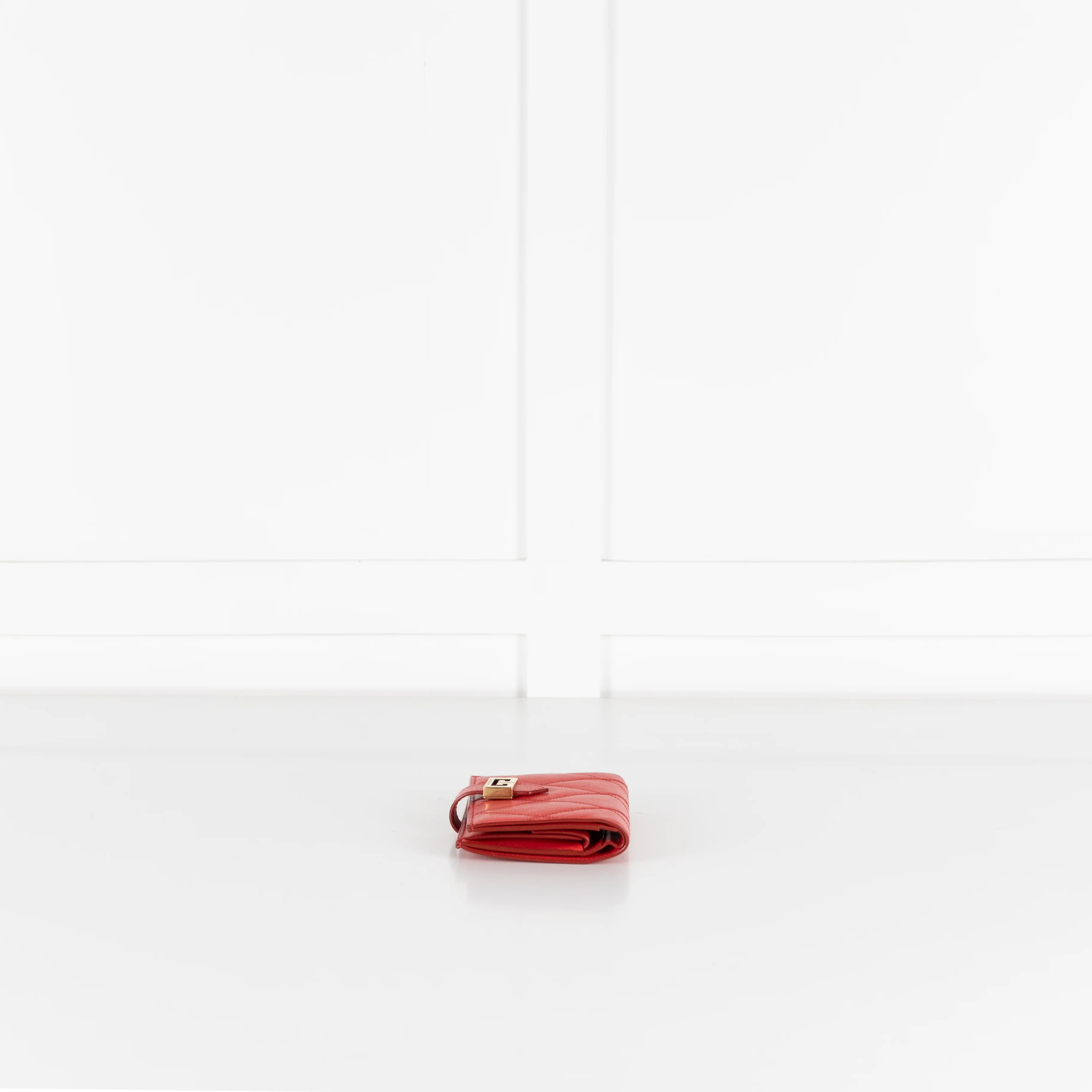 Givenchy Red Quilted Fold Wallet - Image 5