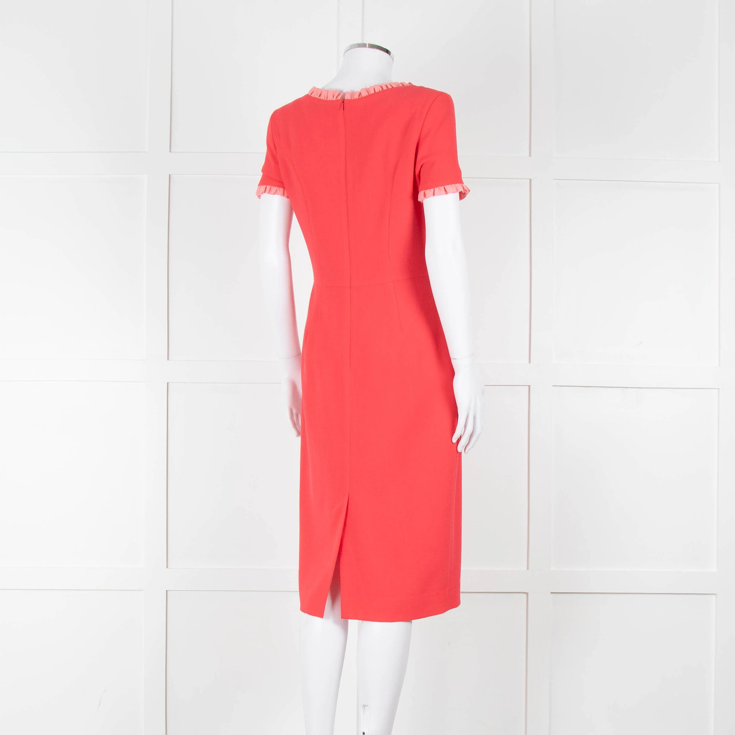 Goat Coral Frill Trim Short Sleeve Dress - Image 4
