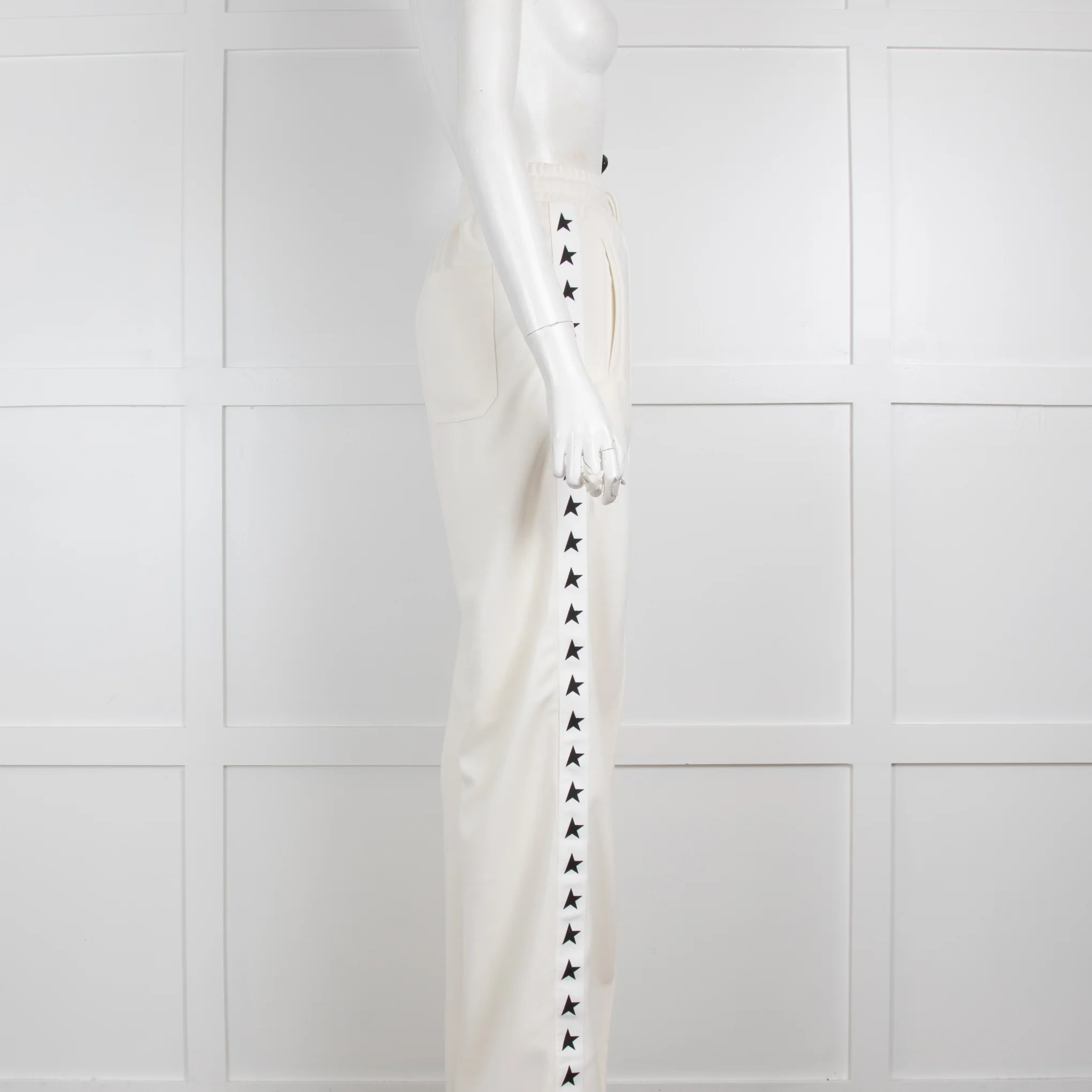 Golden Goose Dorotea White Star Joggers - Image 2
