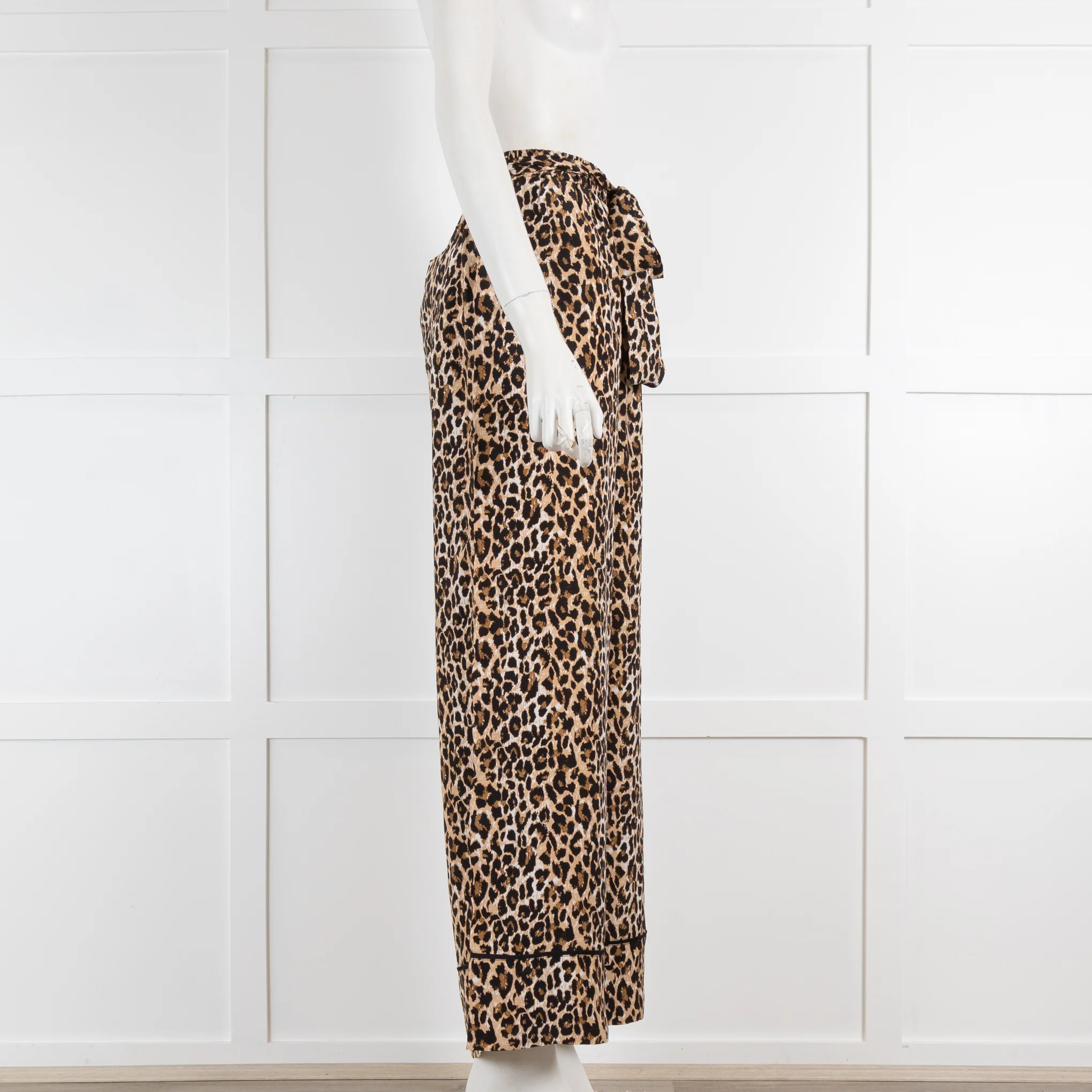 Goldhawk Leopard Silk Trousers - Image 2