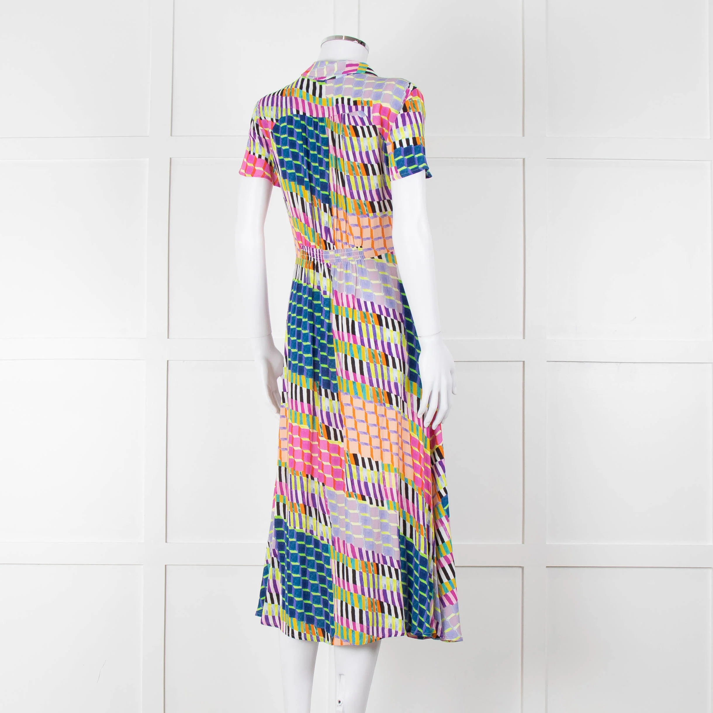 Gorman Multicolour Geometric Print Sleeveless Dress - Image 8
