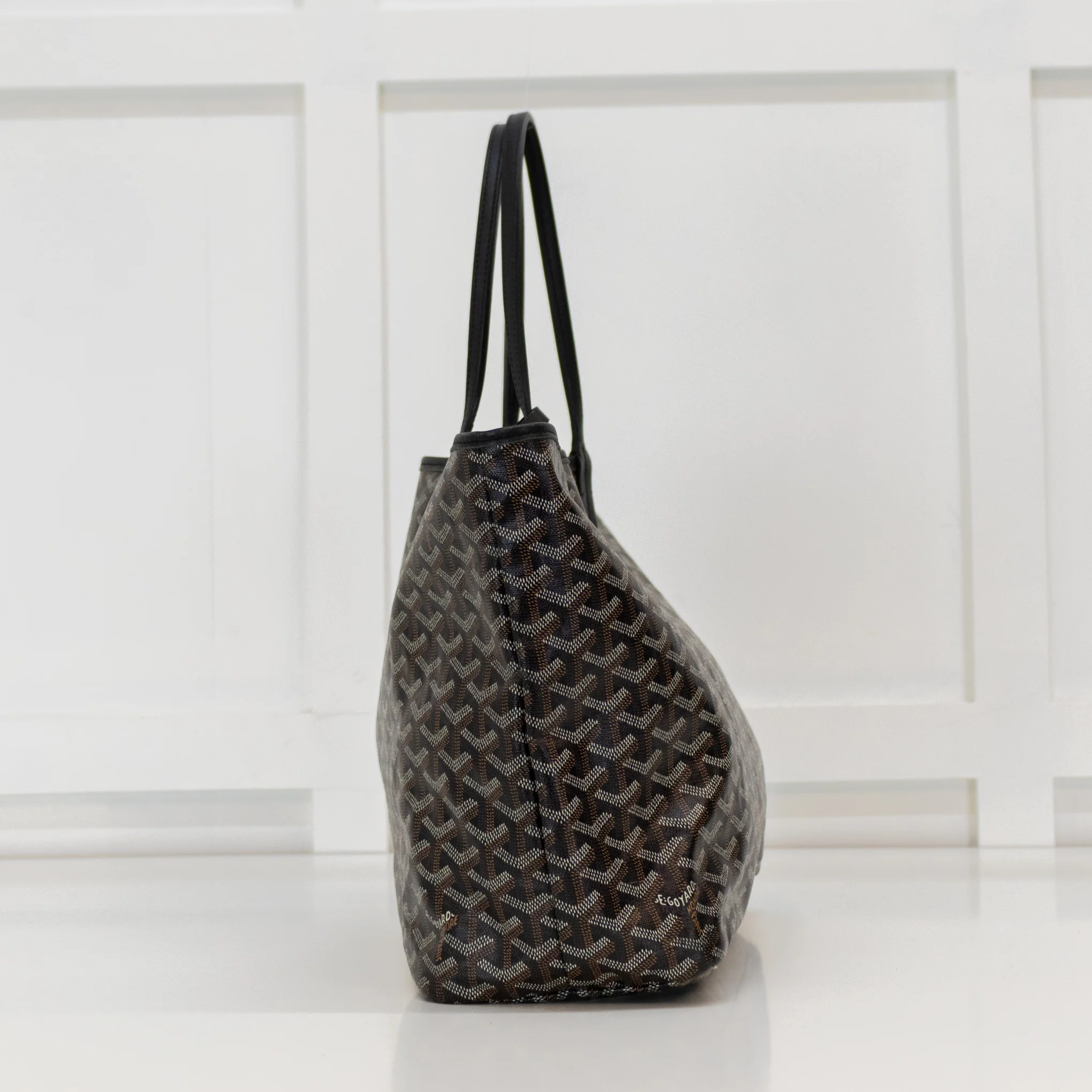 Goyard Black and Brown St Louis PM Tote - Image 6