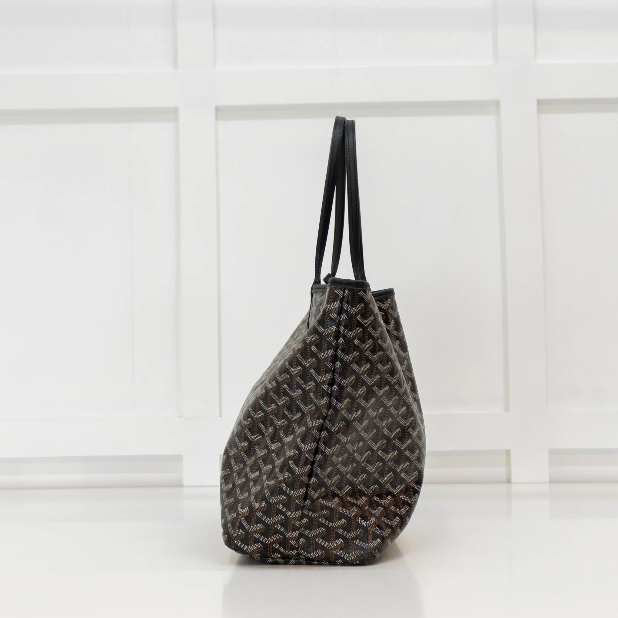 Goyard Black and Brown St Louis PM Tote - Image 7