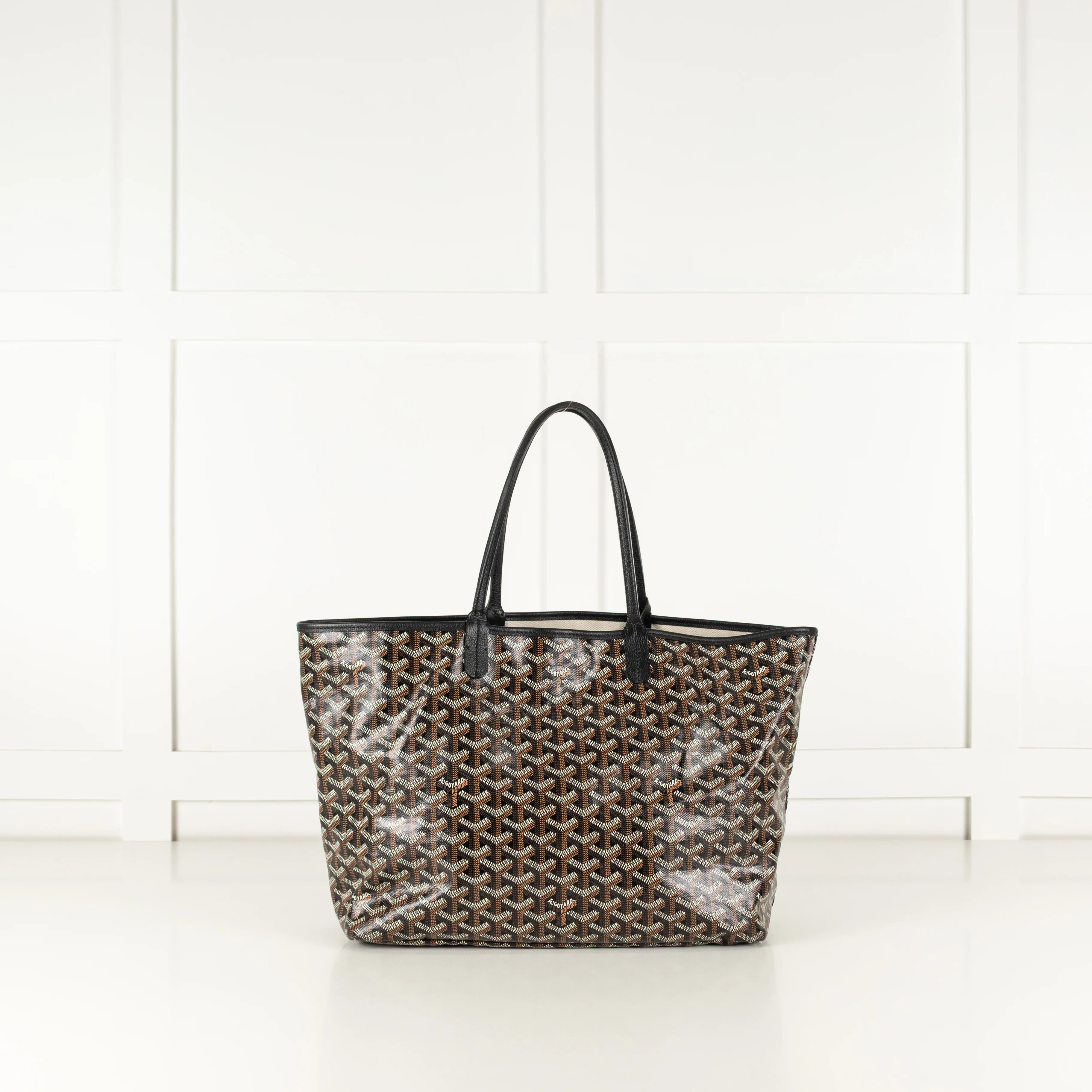 Goyard Black Saint Louis PM Tote Bag - Image 7