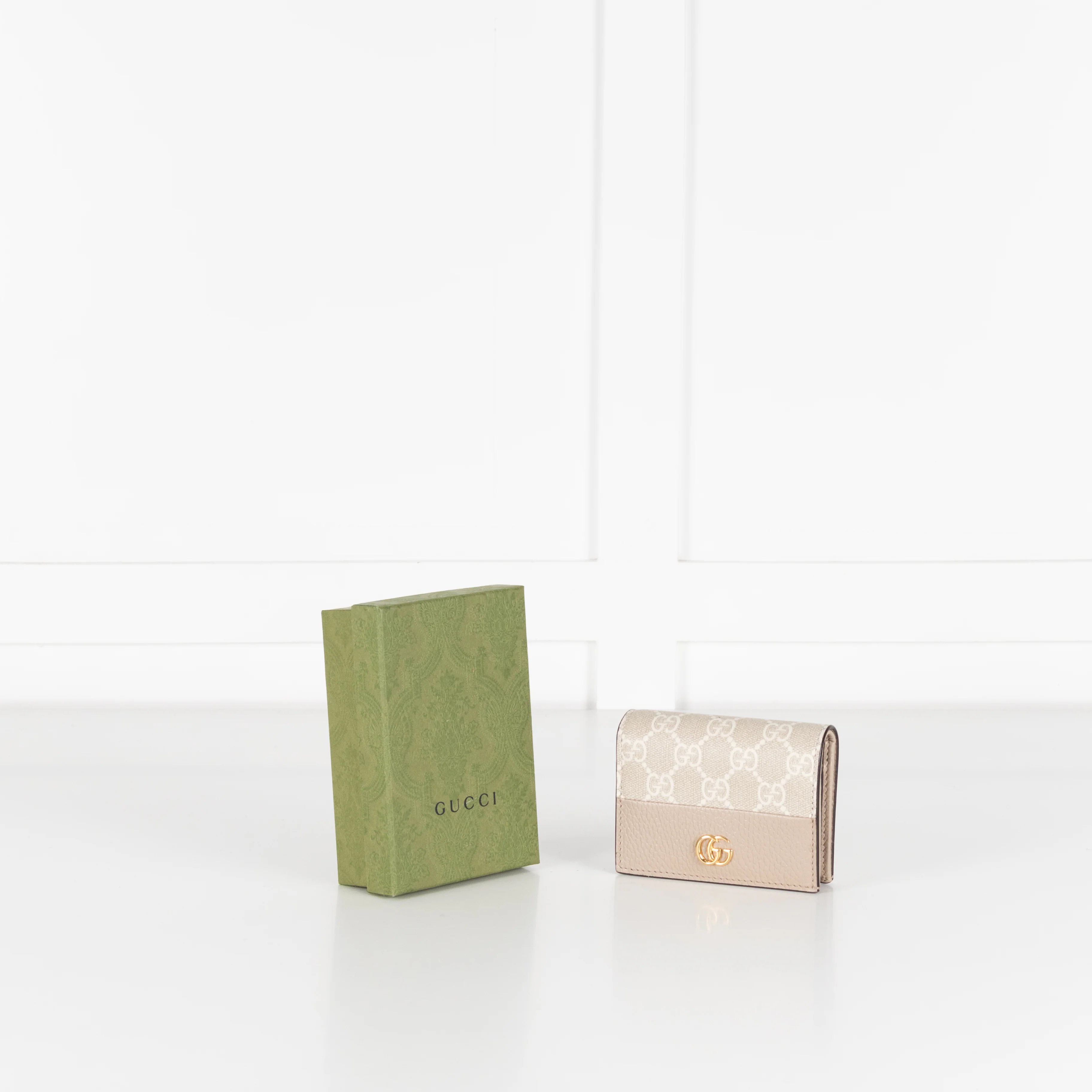 Gucci Bi Color GG Beige Marmont Wallet - Image 2