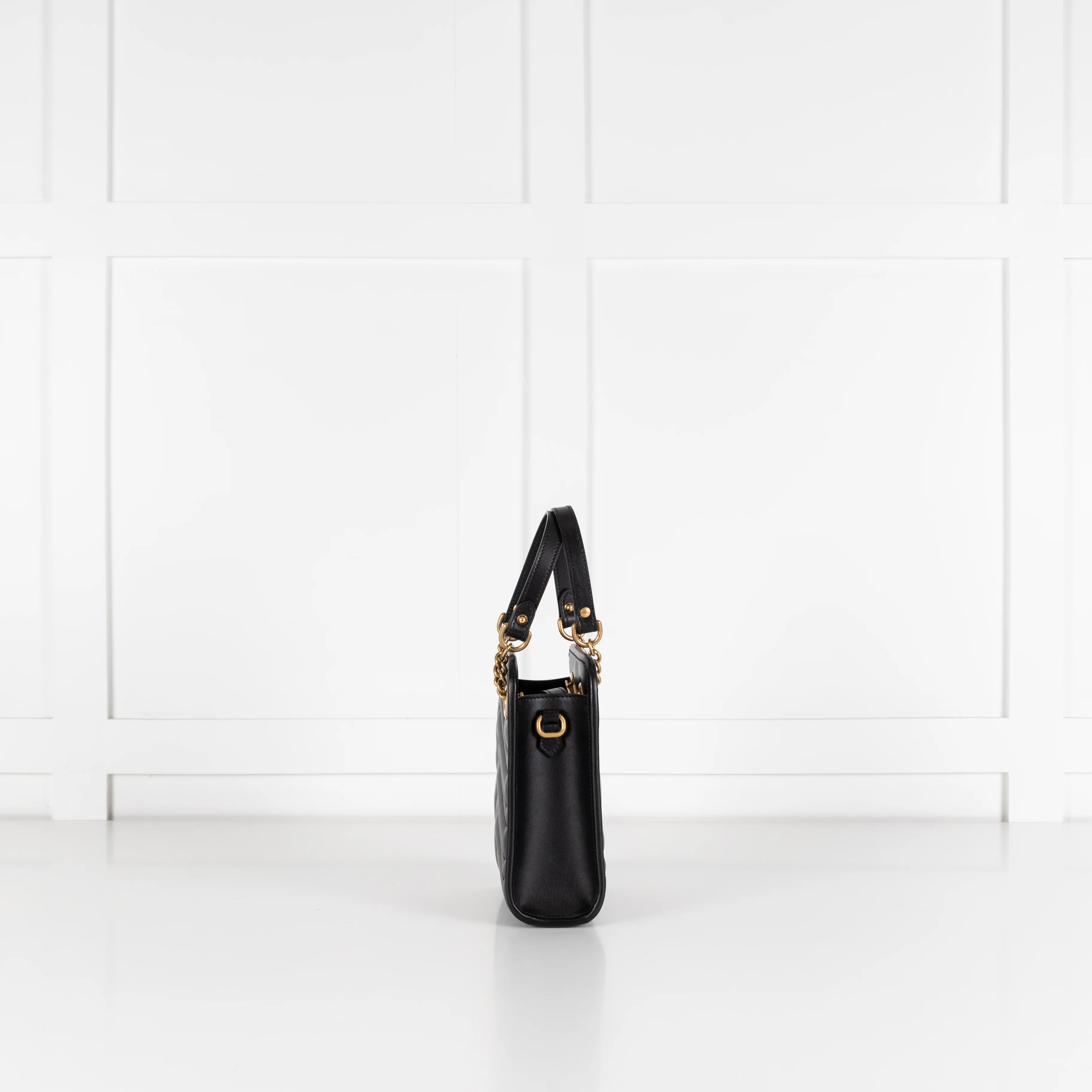 Gucci Black GG Marmont Matelasse Mini Bag - Image 10