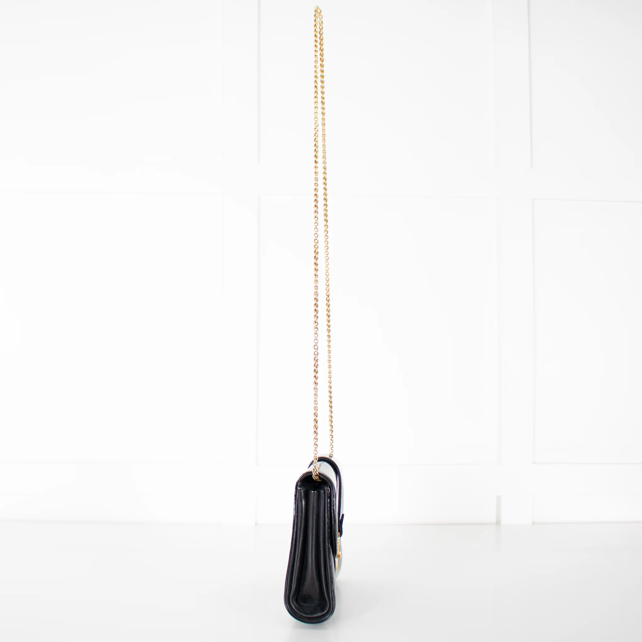 Gucci Black Patent Leather Crossbody Vintage Bag - Image 5