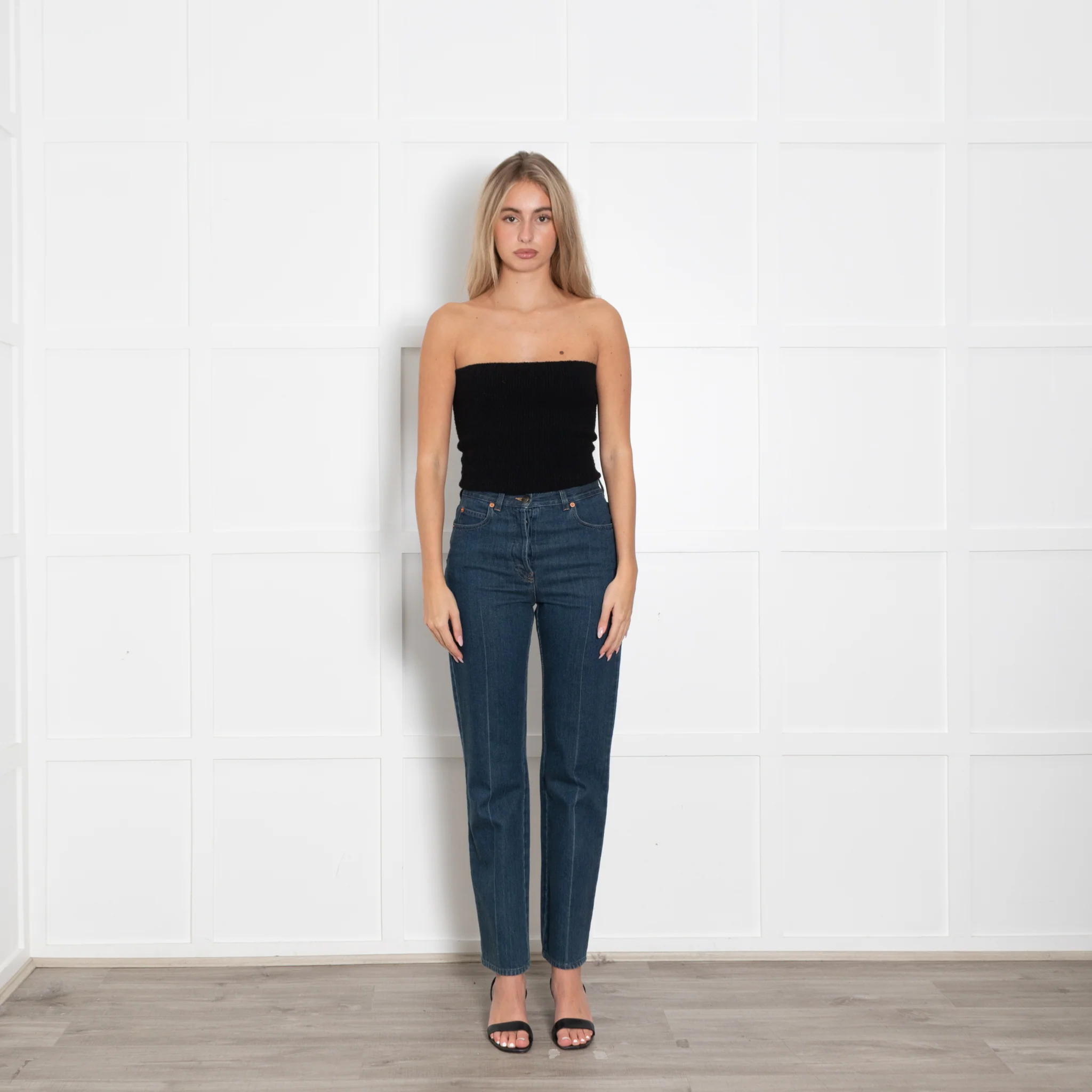 Gucci Blue Denim with Horsebit Detail