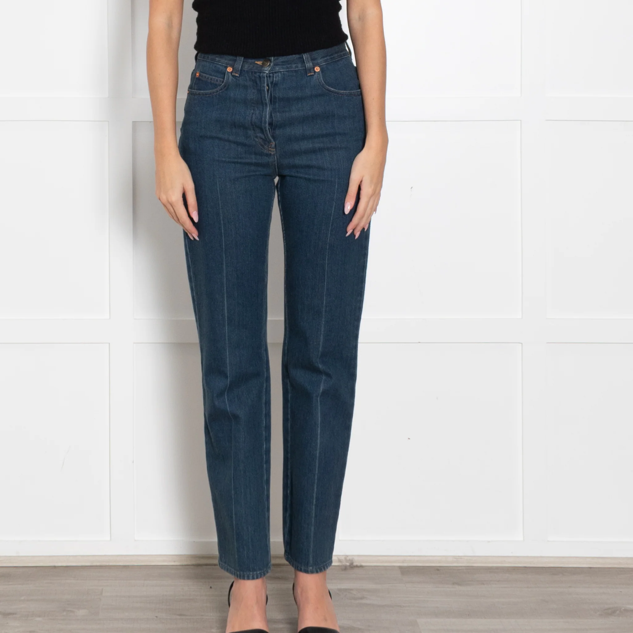 Gucci Blue Denim with Horsebit Detail - Image 2