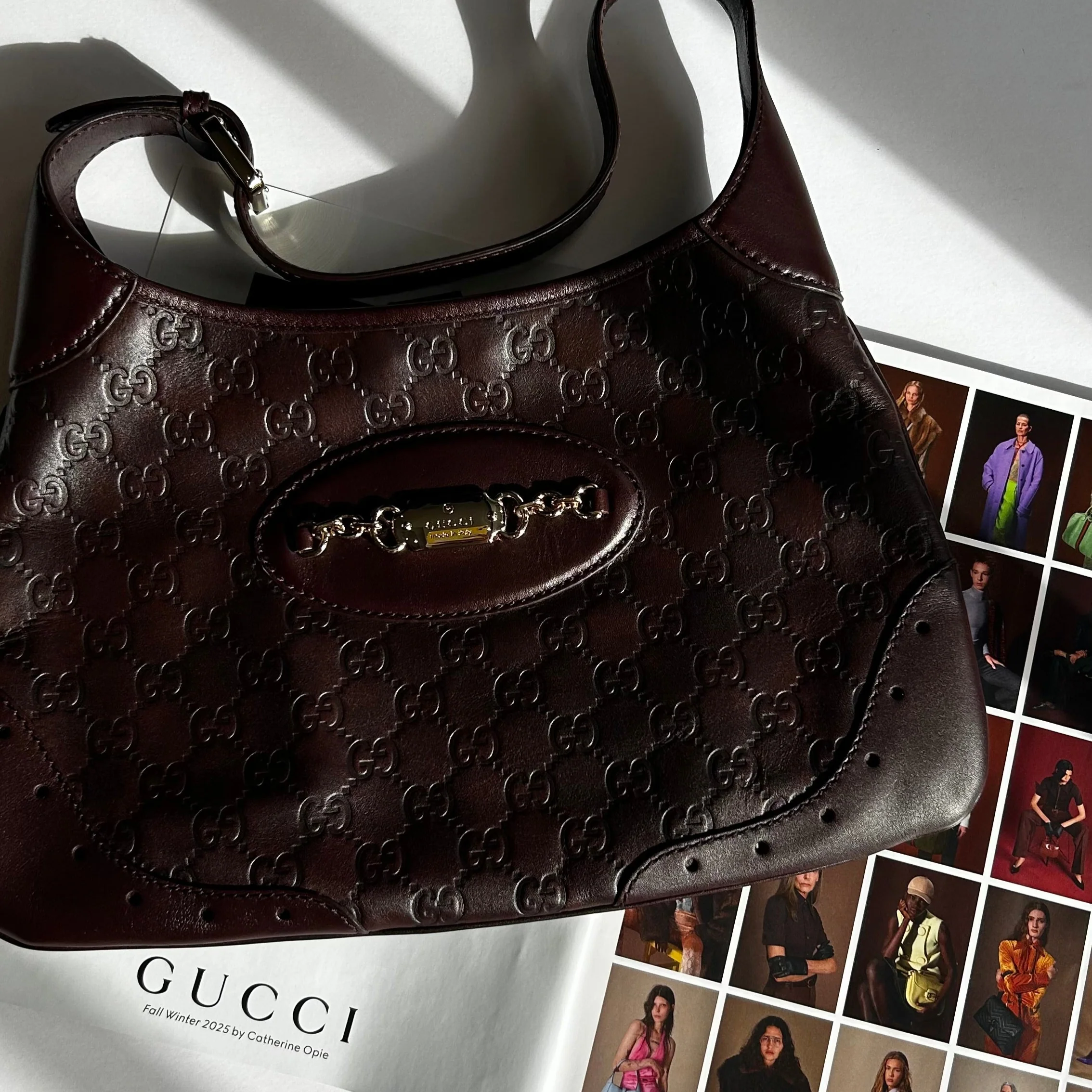 Gucci Brown Vintage Logo Jackie Hobo Bag - Image 2
