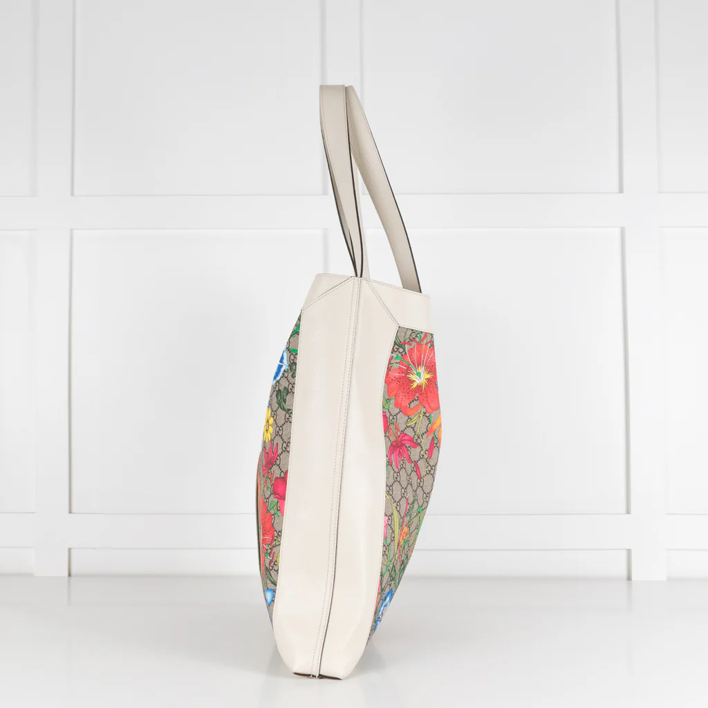 Gucci Ophidia Floral GG Supreme Large Tote Bag - Image 5