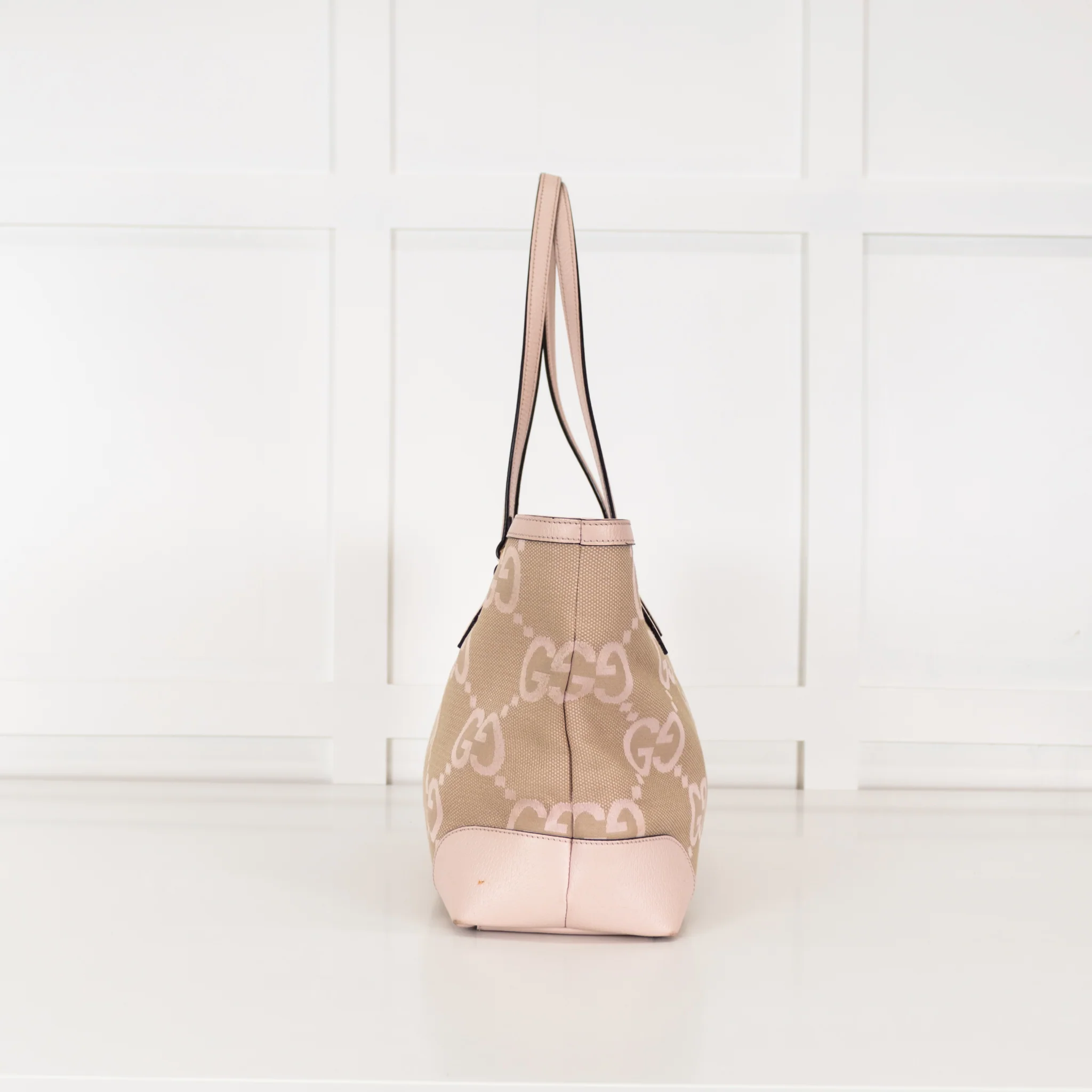 Gucci Pink Ophidia GG Medium Canvas Tote - Image 8