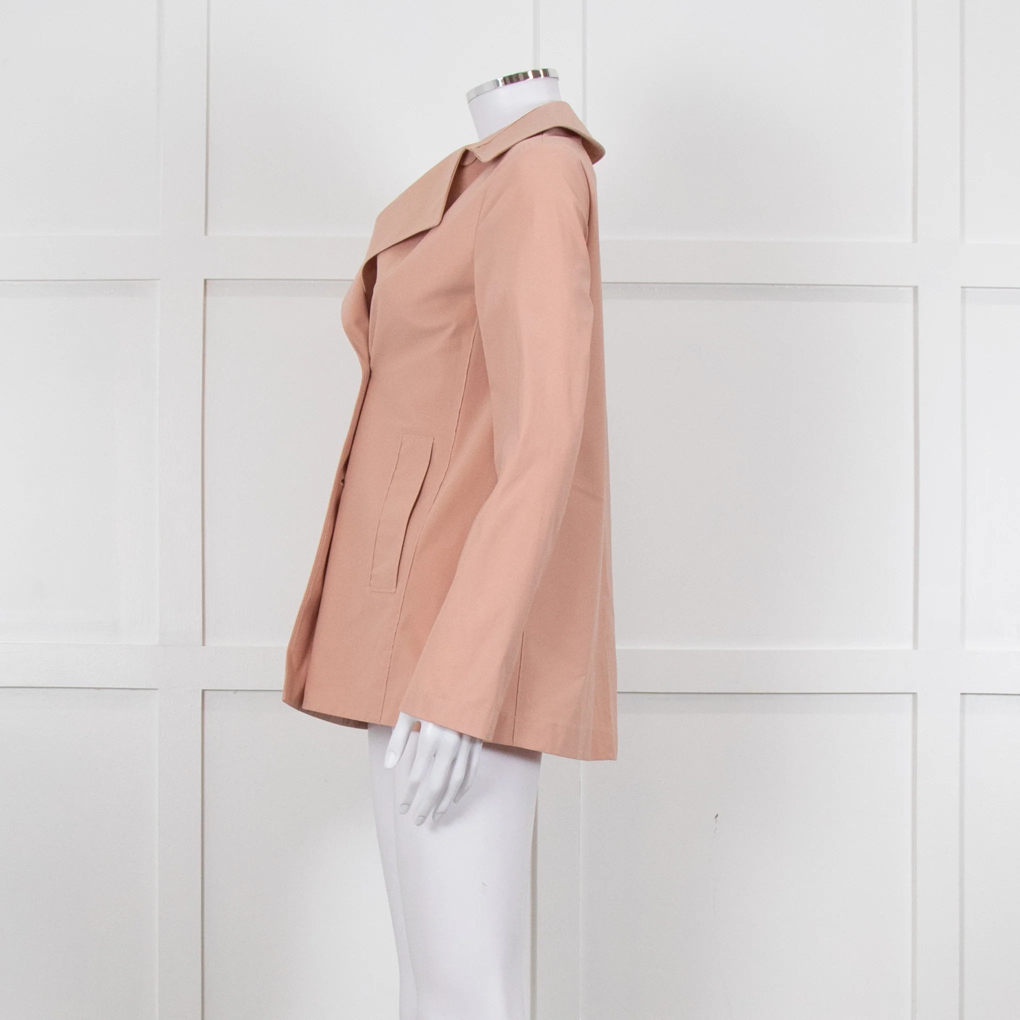 Harris Wharf London Peach Double Breasted Jacket - Image 3