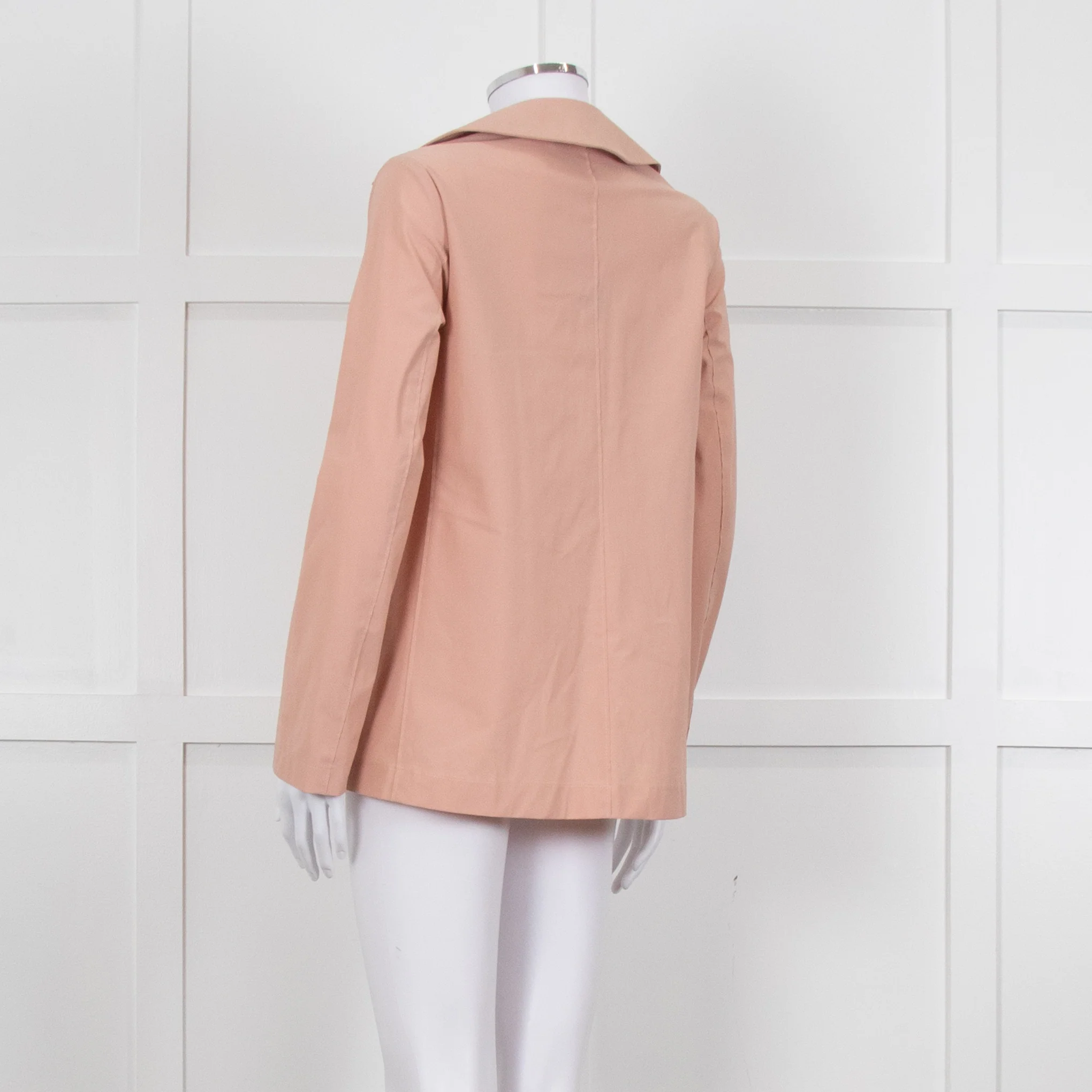 Harris Wharf London Peach Double Breasted Jacket - Image 4