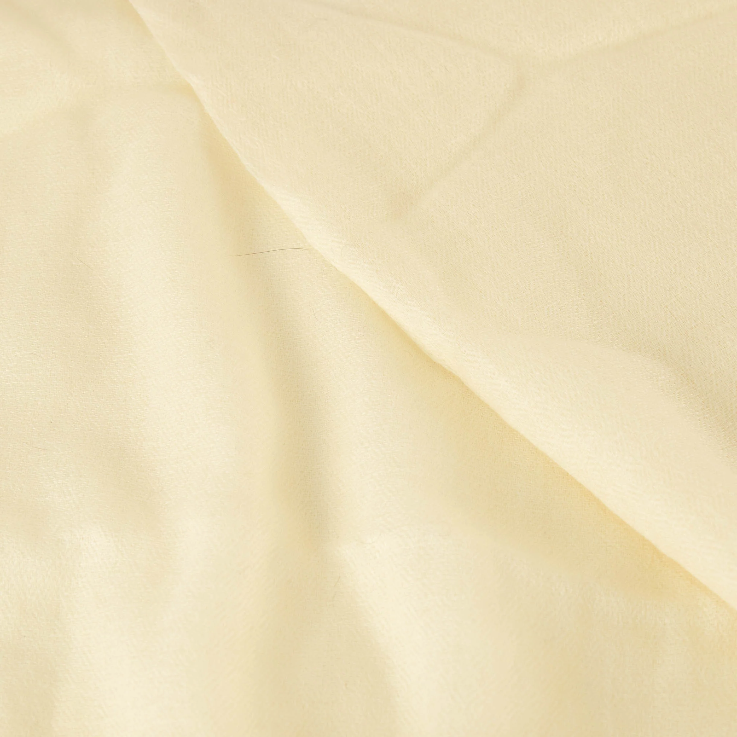 Hayley Menzies Cream 100% Cashmere Scarf With Fur PomPom - Image 5