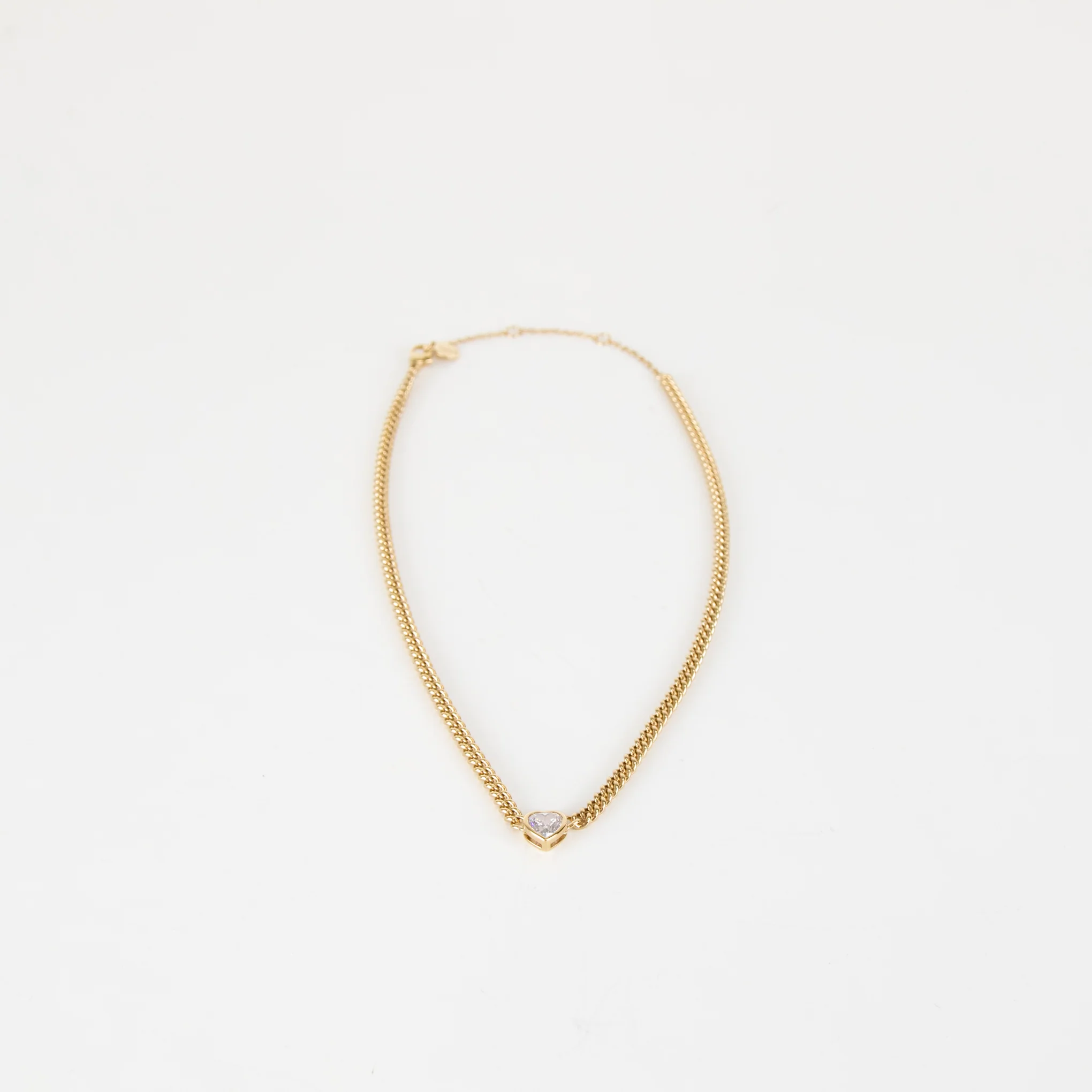 Heavenly London Gold A La Folie Diamond Heart Necklace