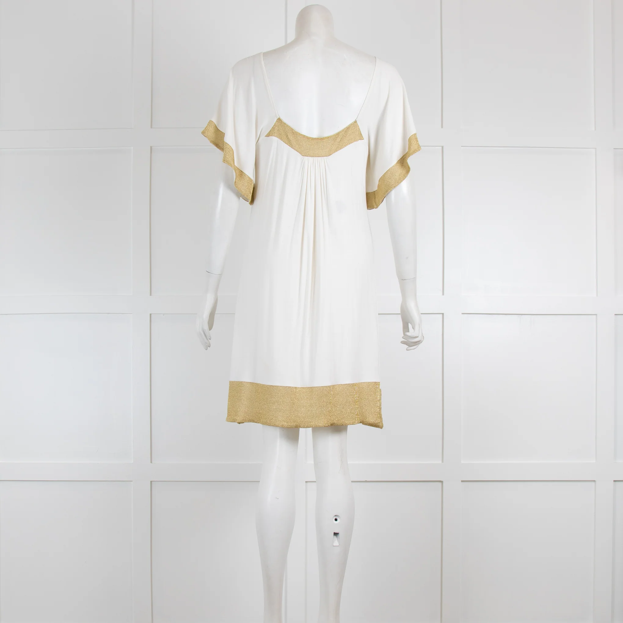 Heidi Klein Cream With Gold Lurex Edging - Image 3
