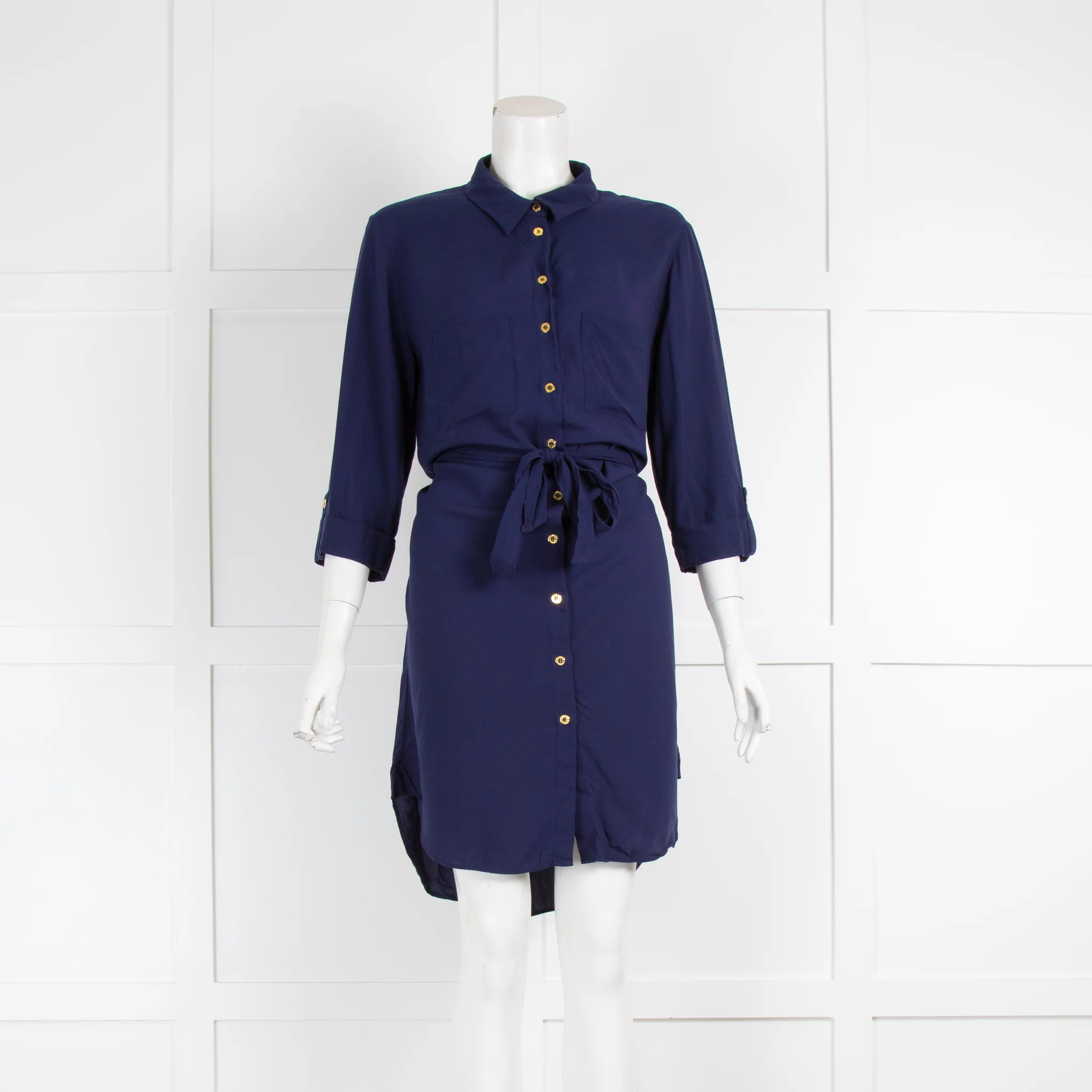 Heidi Klein Navy Shirt Dress