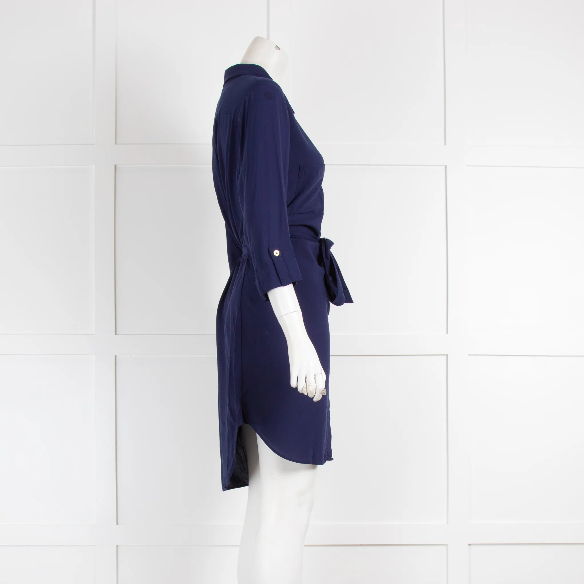 Heidi Klein Navy Shirt Dress - Image 2