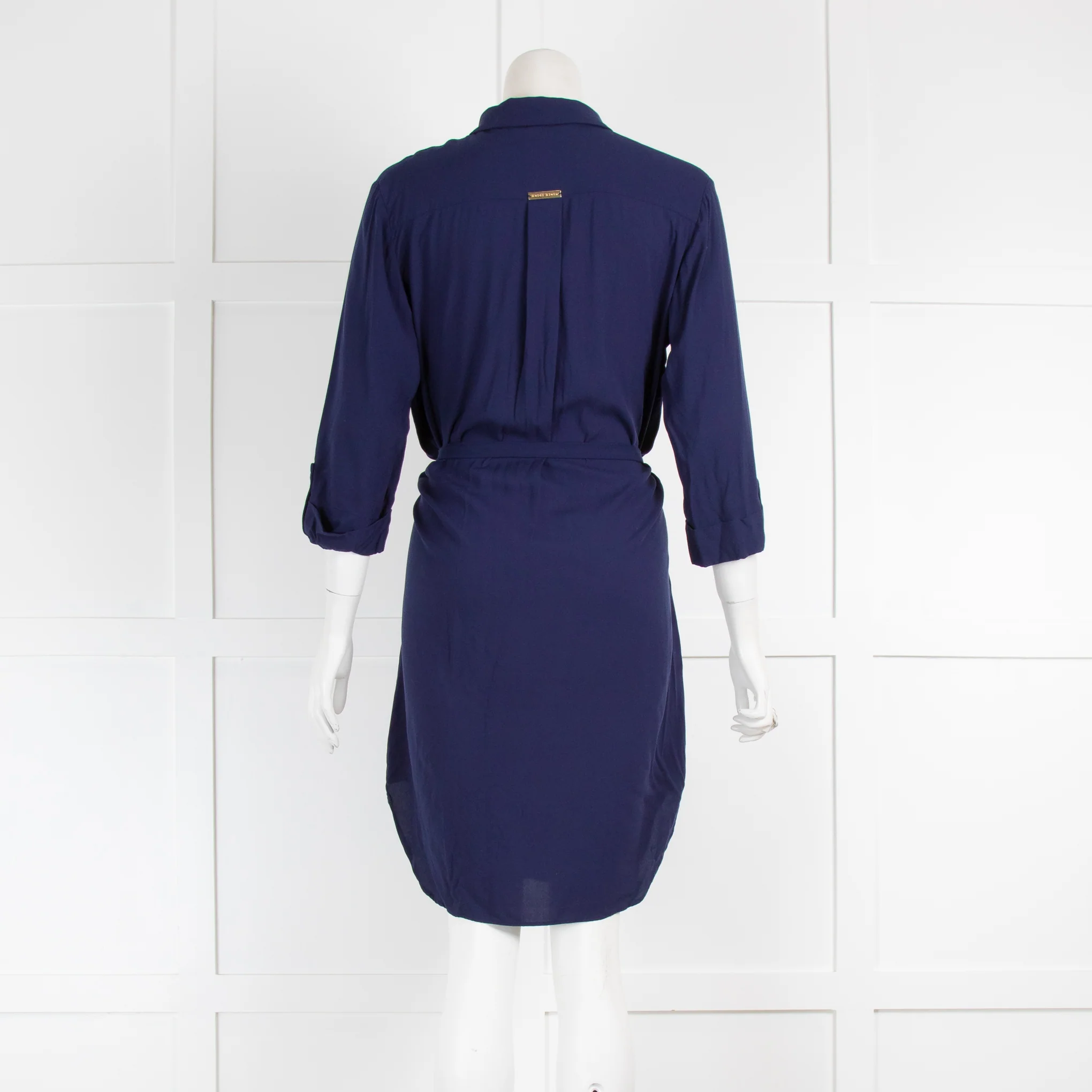 Heidi Klein Navy Shirt Dress - Image 3
