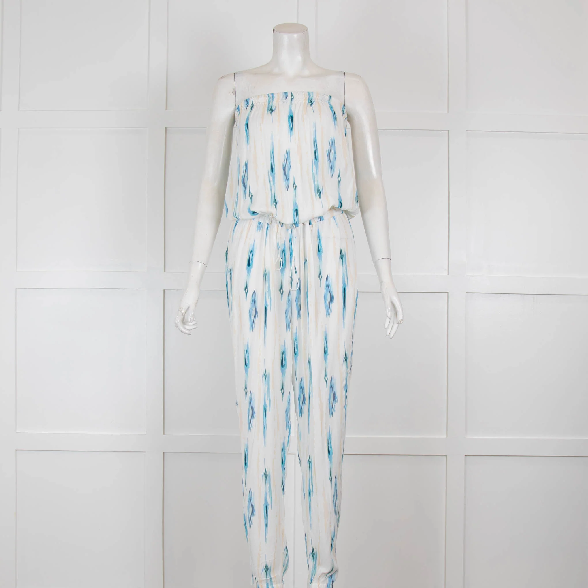 Heidi Klein Patterned Off the Shoulder Jumpsuit