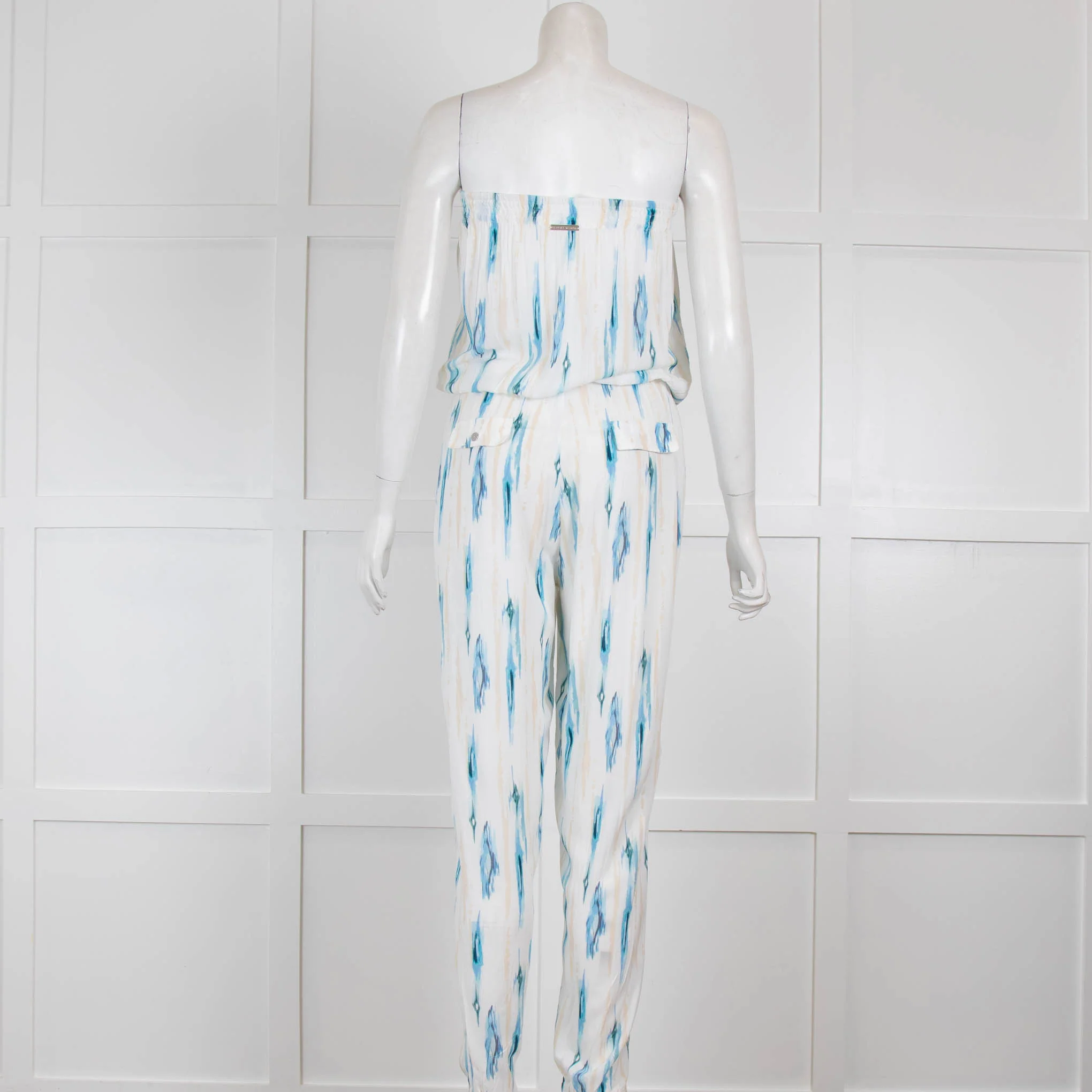 Heidi Klein Patterned Off the Shoulder Jumpsuit - Image 3