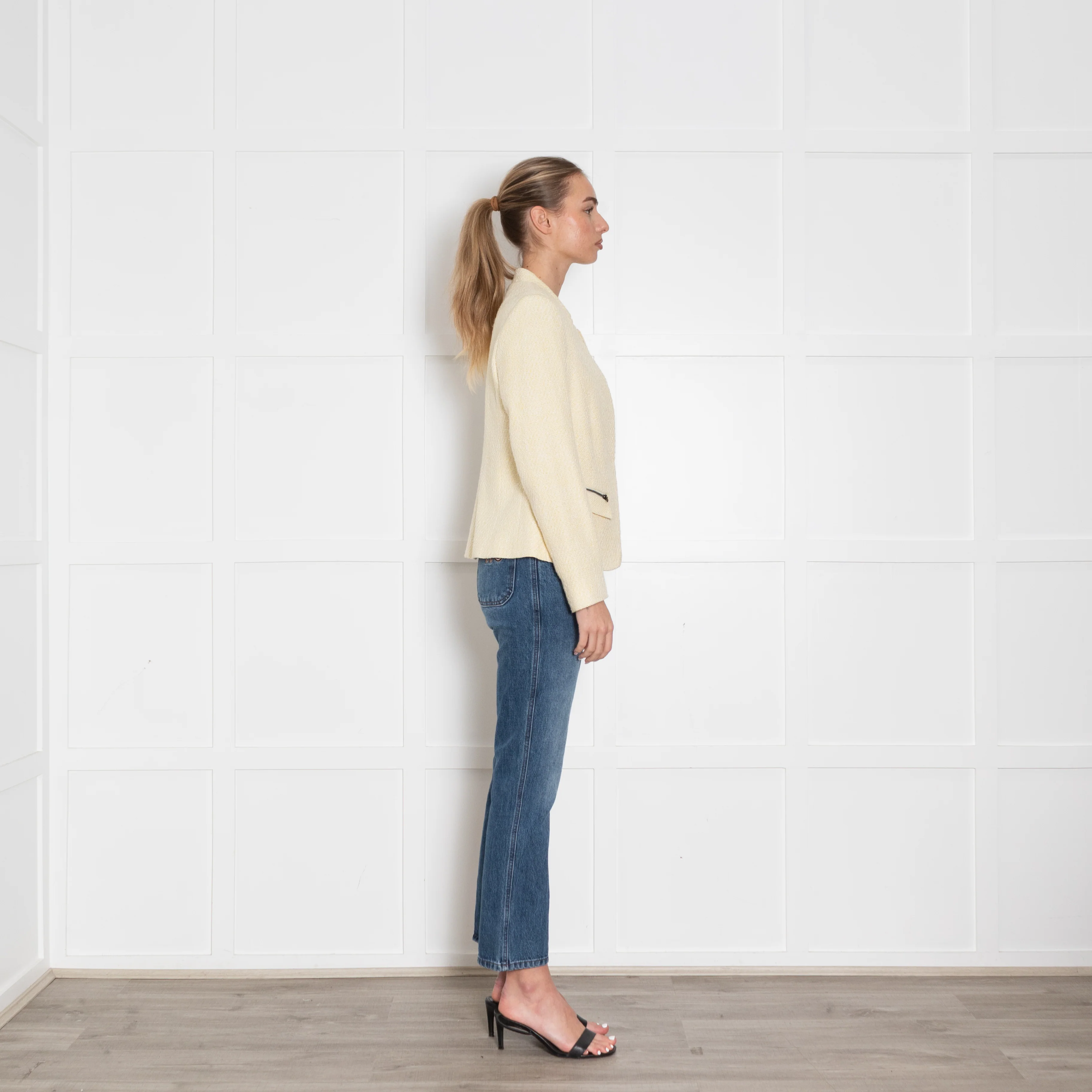 Helene Berman For Trilogy Yellow Tweed Jacket - Image 6