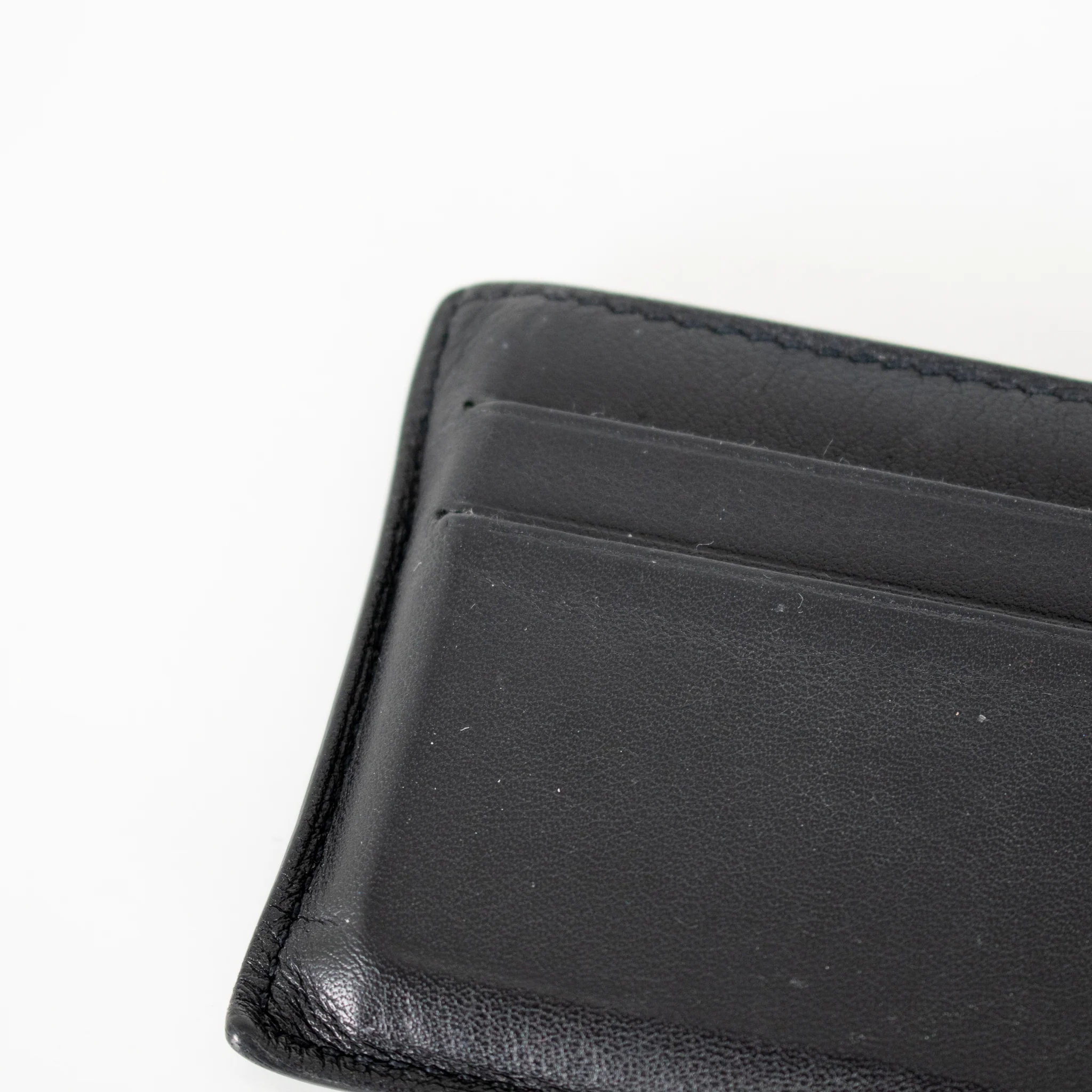 Hermes Black Leather Citizen Twill Card Holder - Image 7