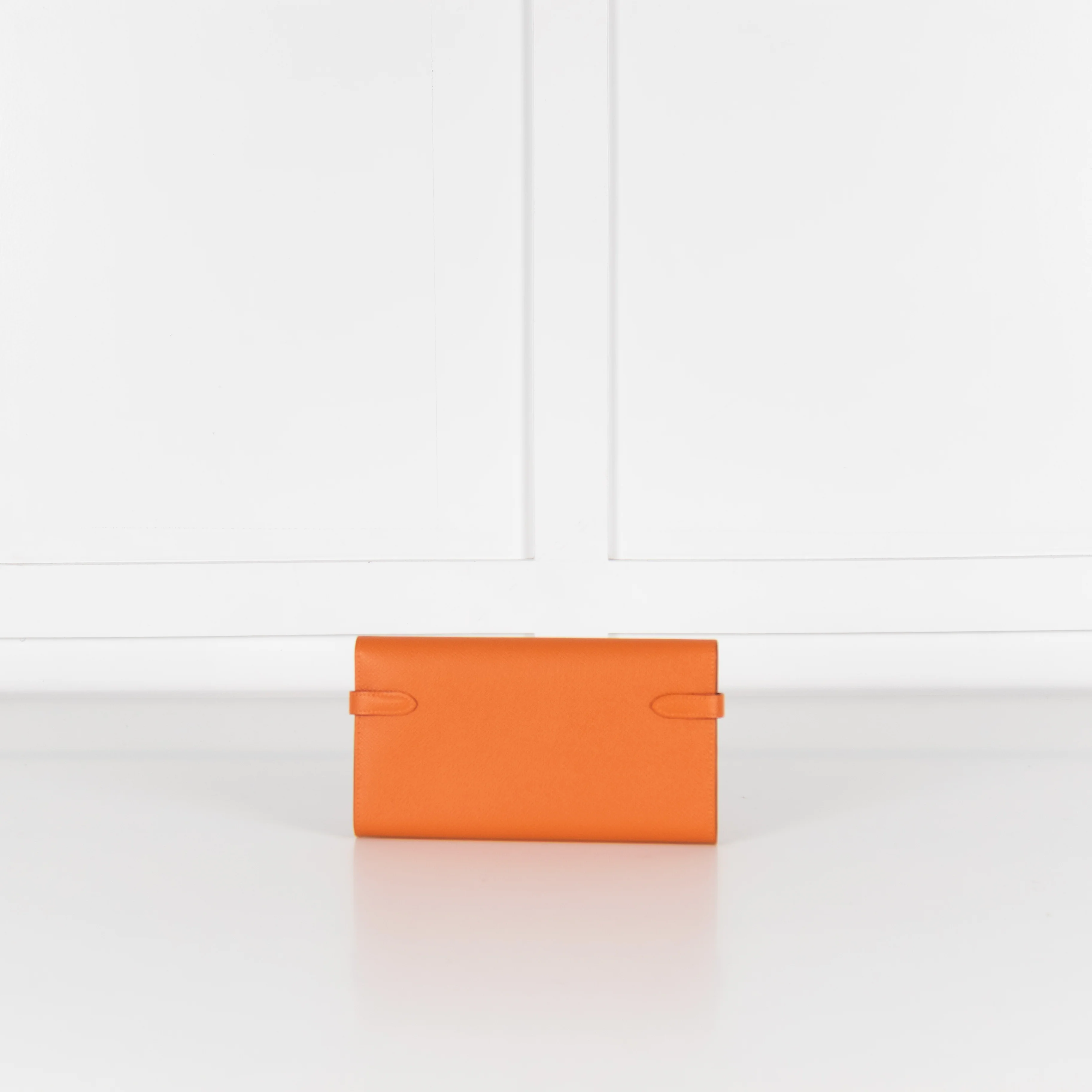 Hermes Orange Kelly To Go Wallet - Image 5