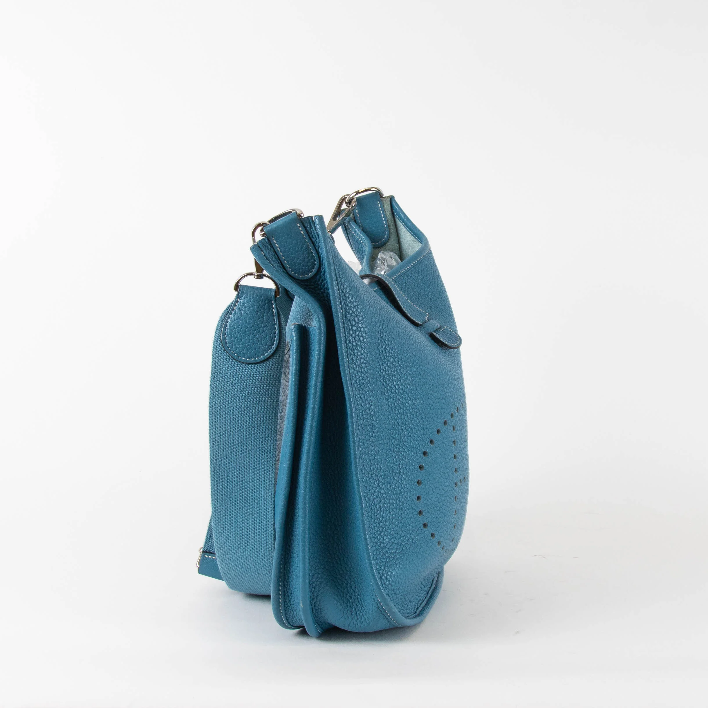Hermes Pale Bleu Jean Evelyne PM Bag - Image 3