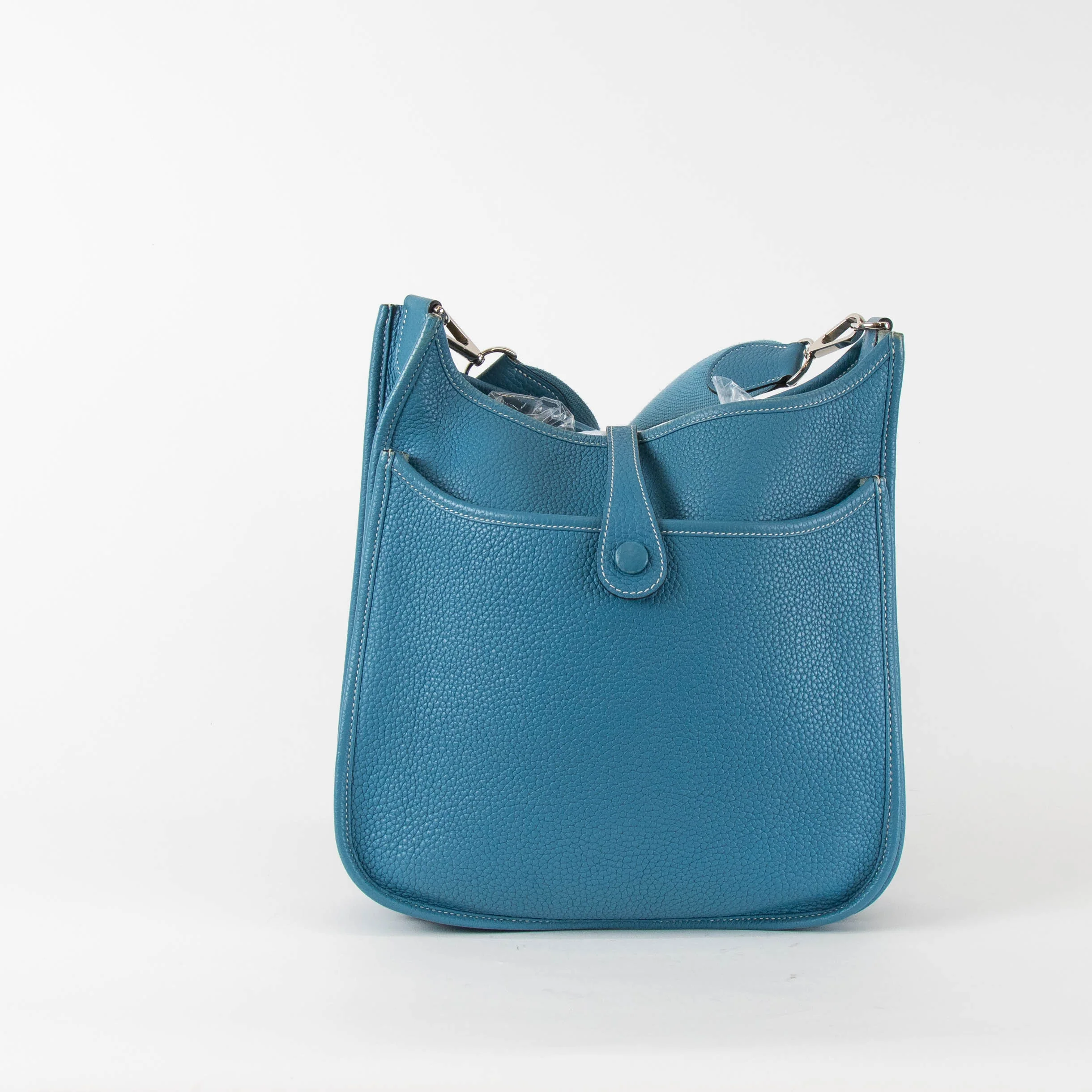 Hermes Pale Bleu Jean Evelyne PM Bag - Image 4
